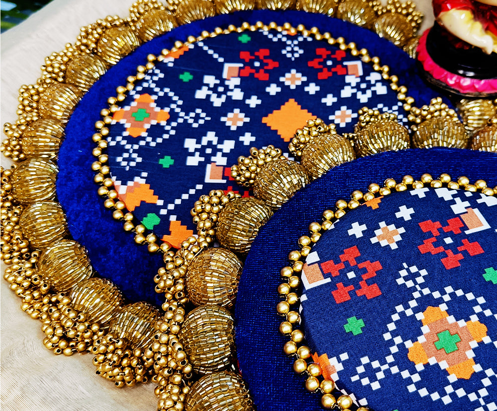 Satrangi Patola Reversible Mats [Dual Disk]