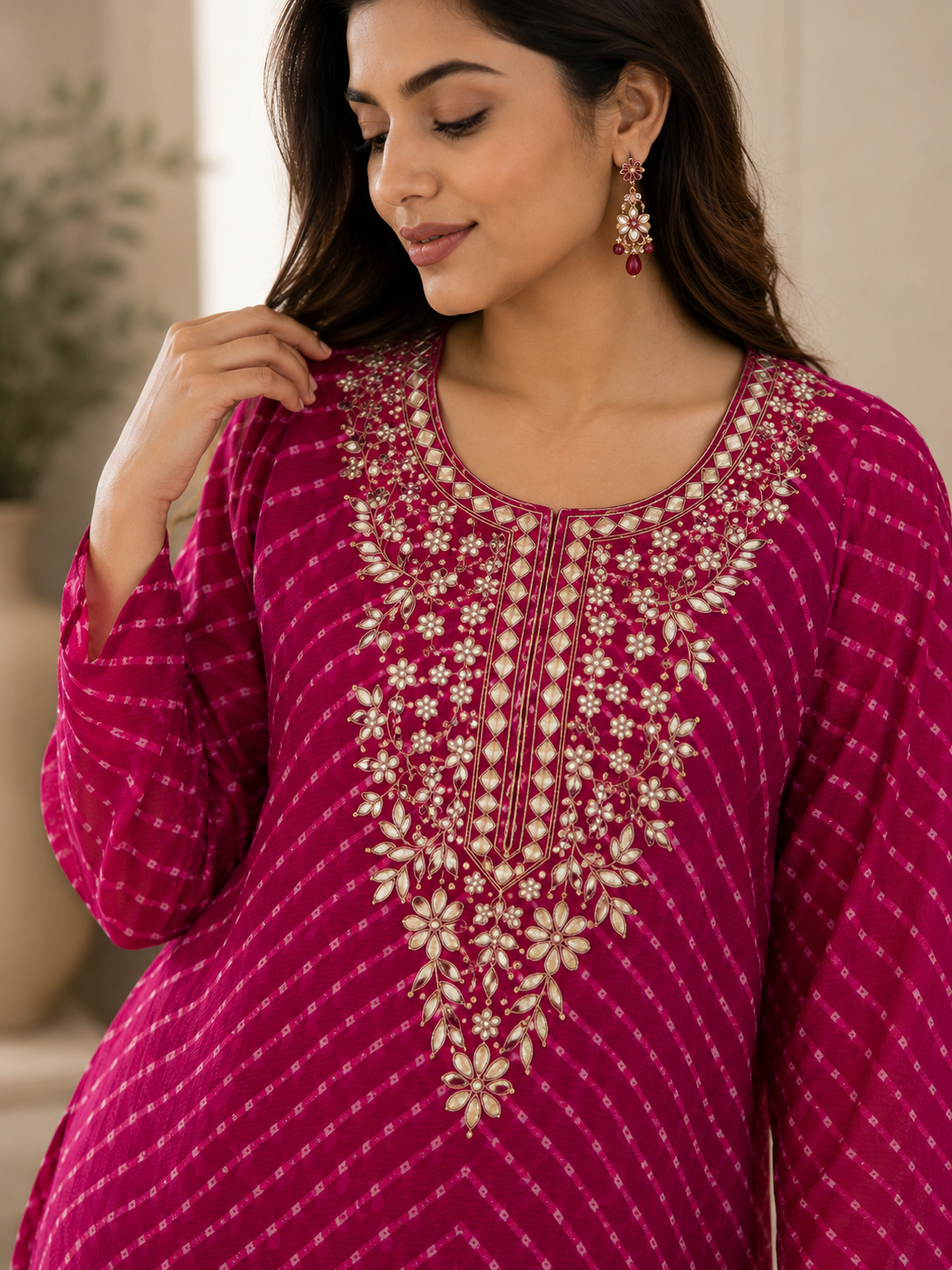 Kairavi Gota Patti Kota Doriya kurta