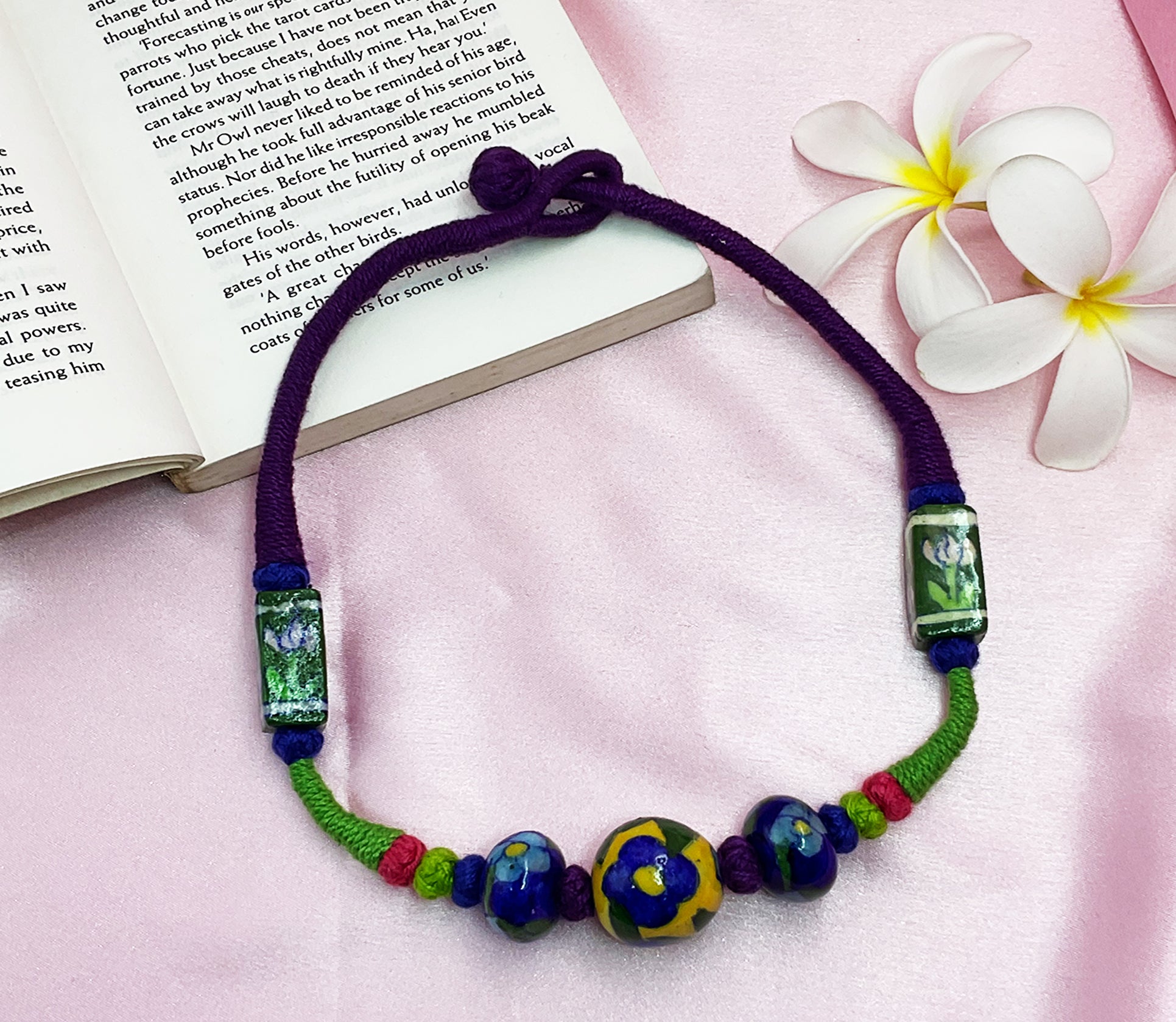 Azure Bloom Blue Pottery Hasli