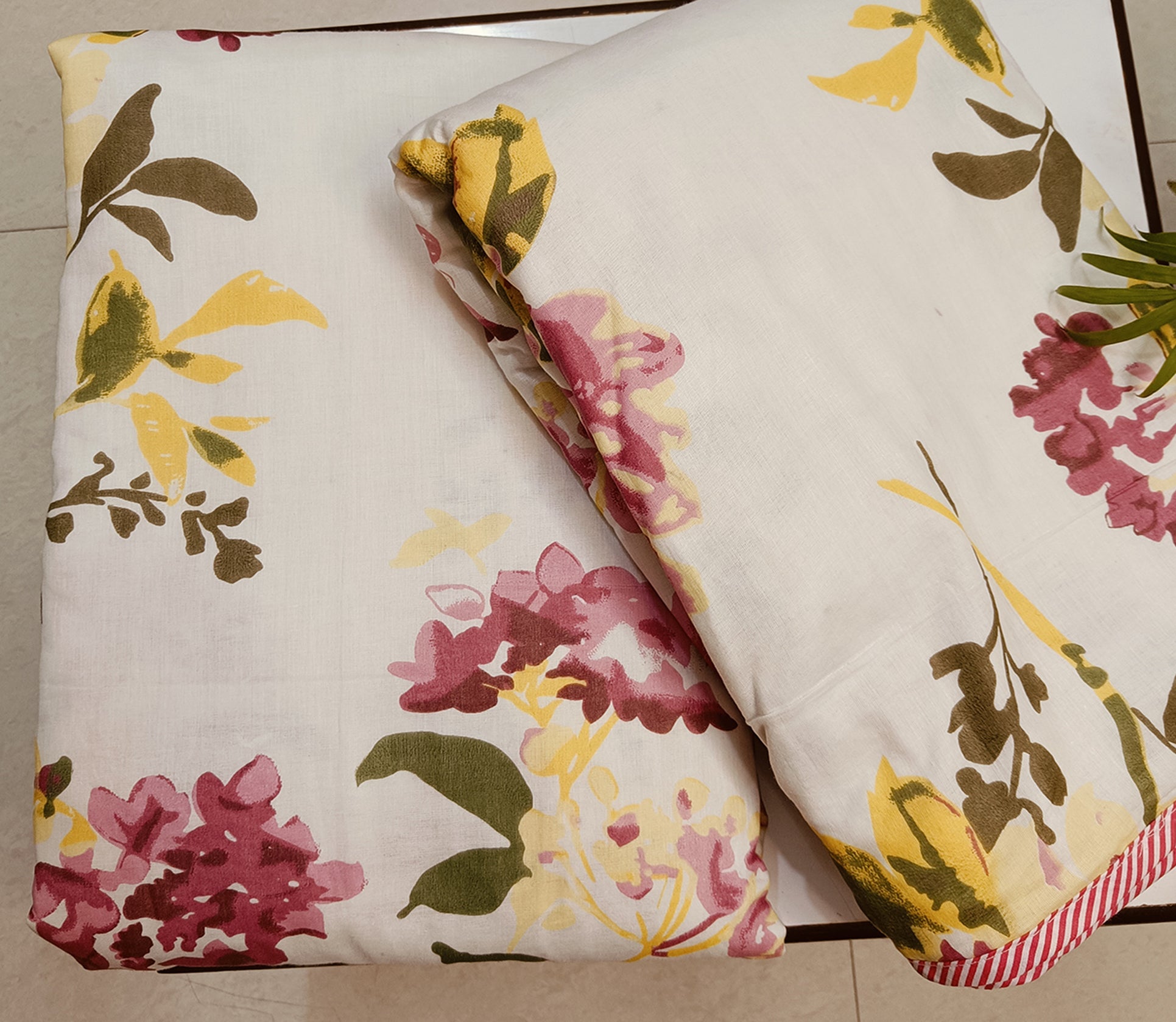 Breeze Mulmul  - Reversible AC Cotton Dohar Pair