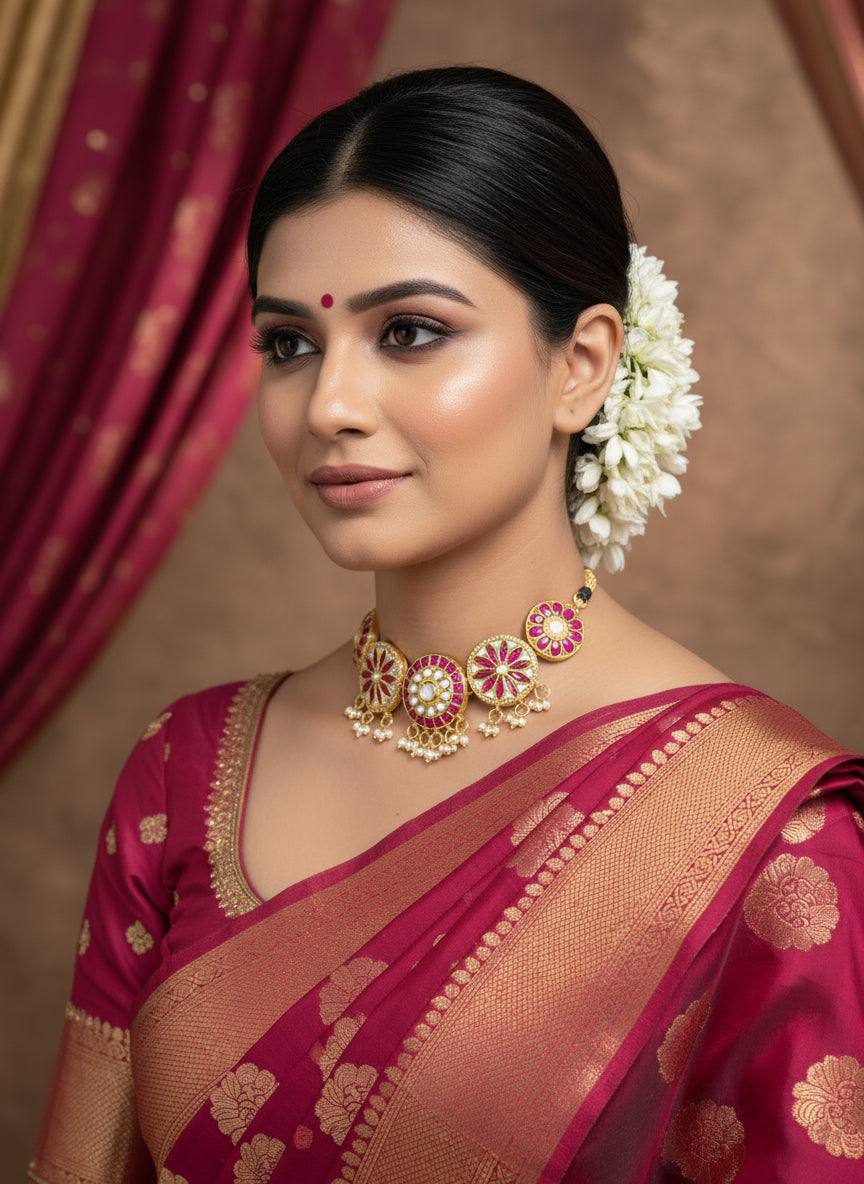 Taarini Chokar Necklace Set