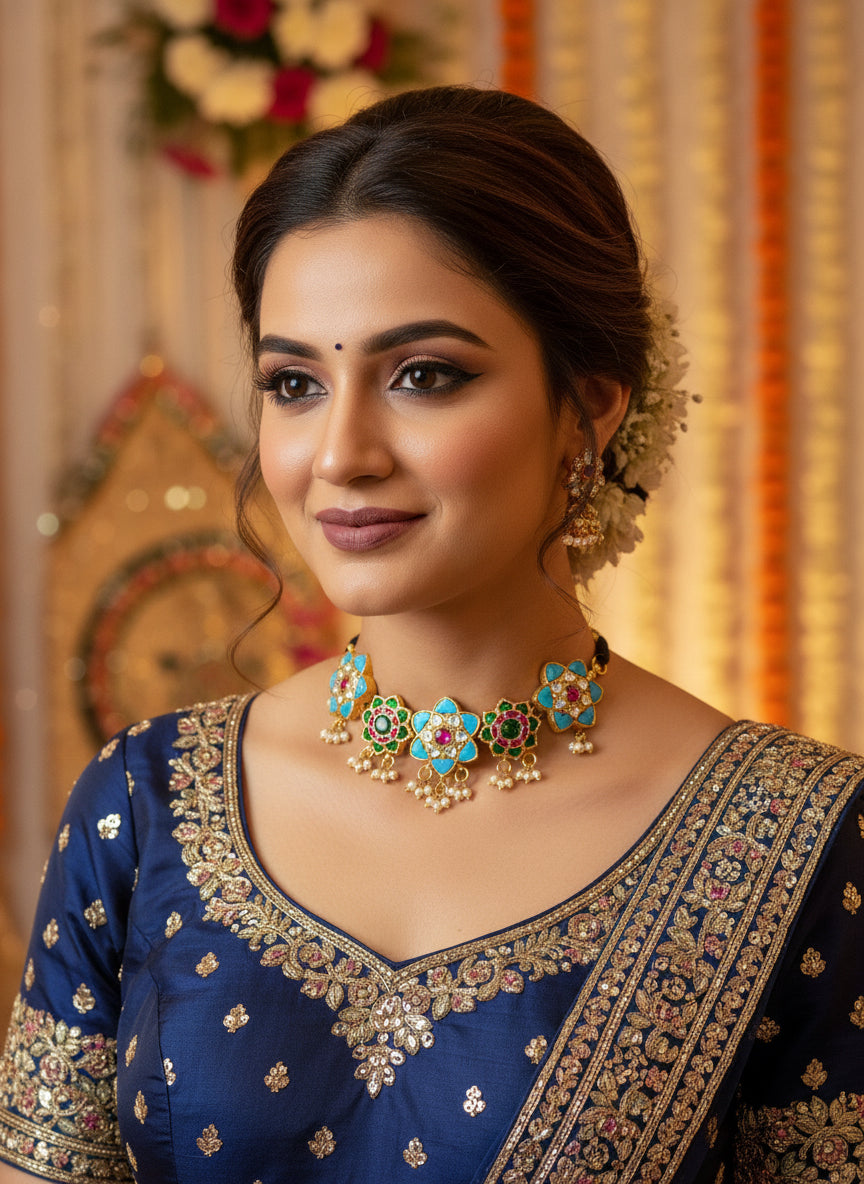 Pattinam Chokar Necklace Set