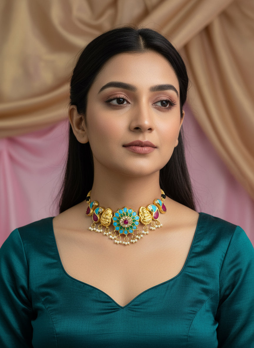 Devmani Chokar Necklace Set