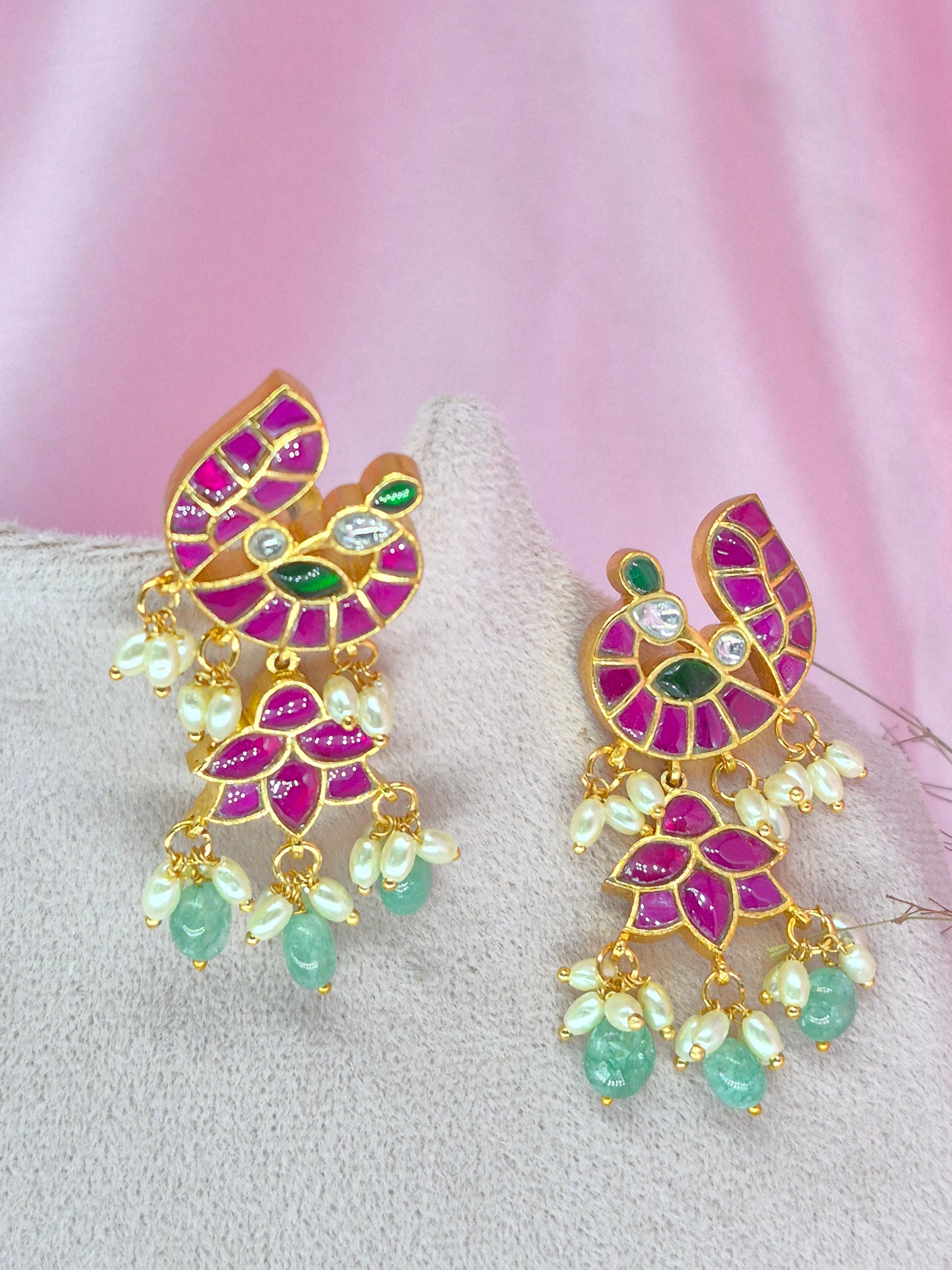 Swarnika Jadau Kundan Hanging Earring