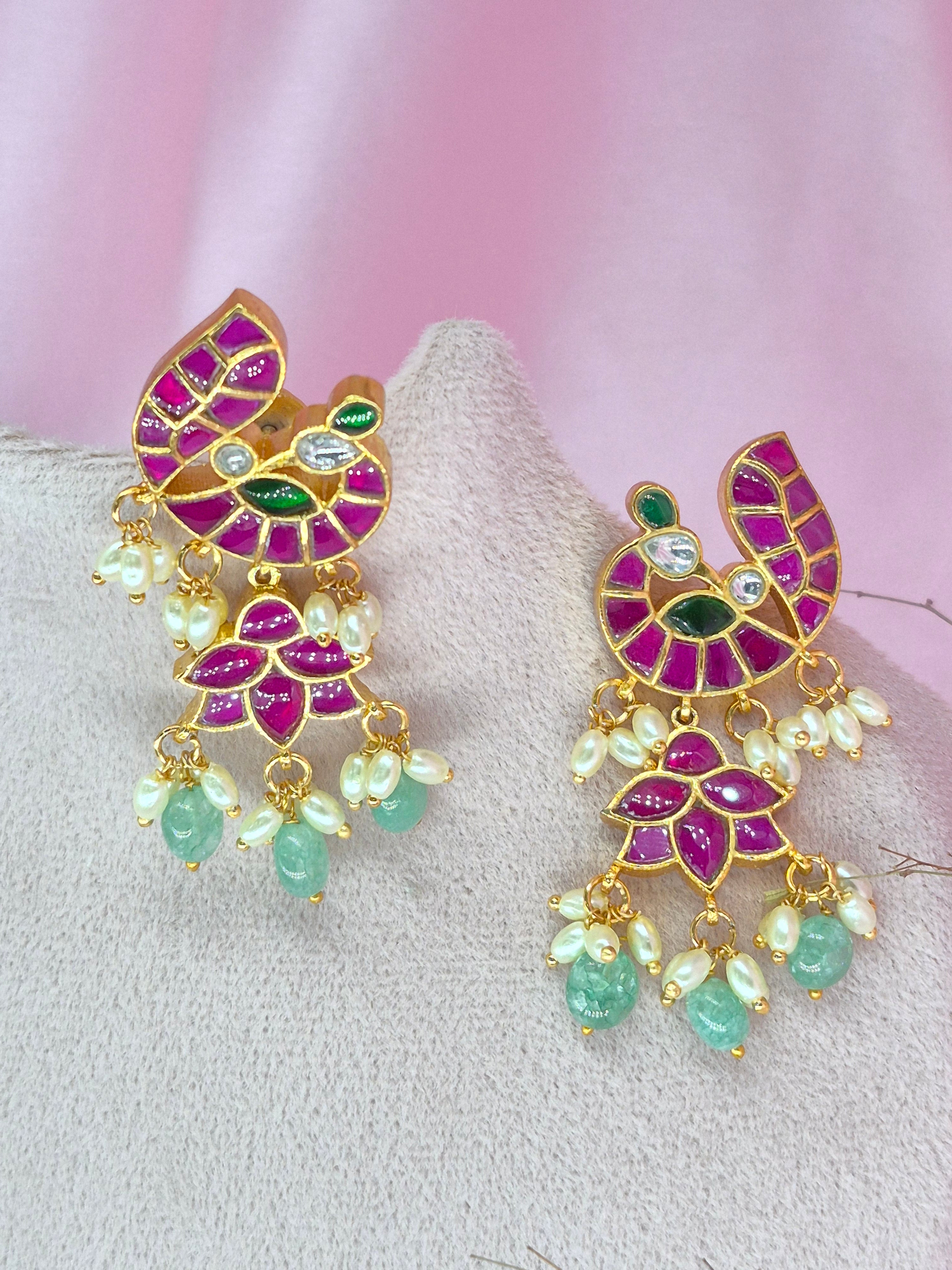 Swarnika Jadau Kundan Hanging Earring