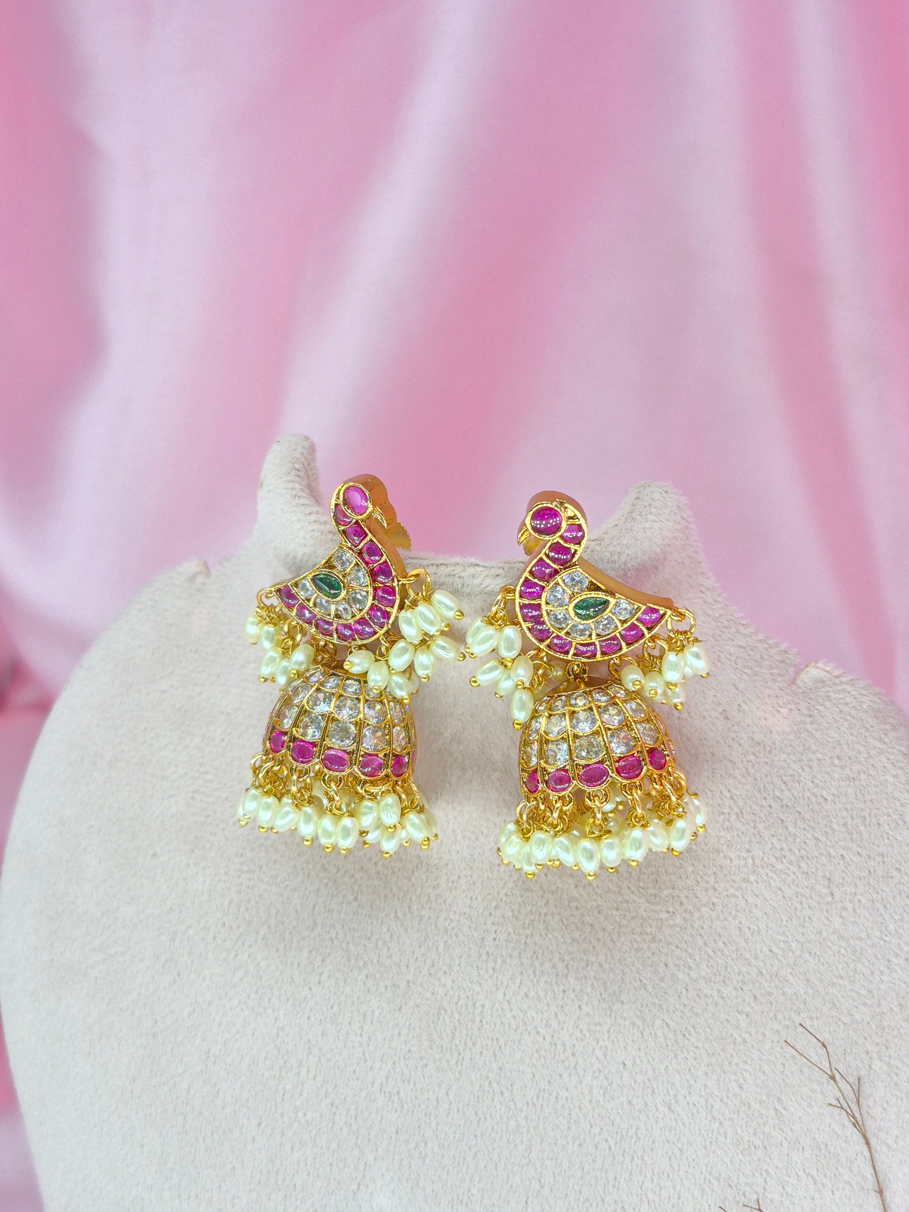 Madhurima Jadau Kundan Hanging Earring