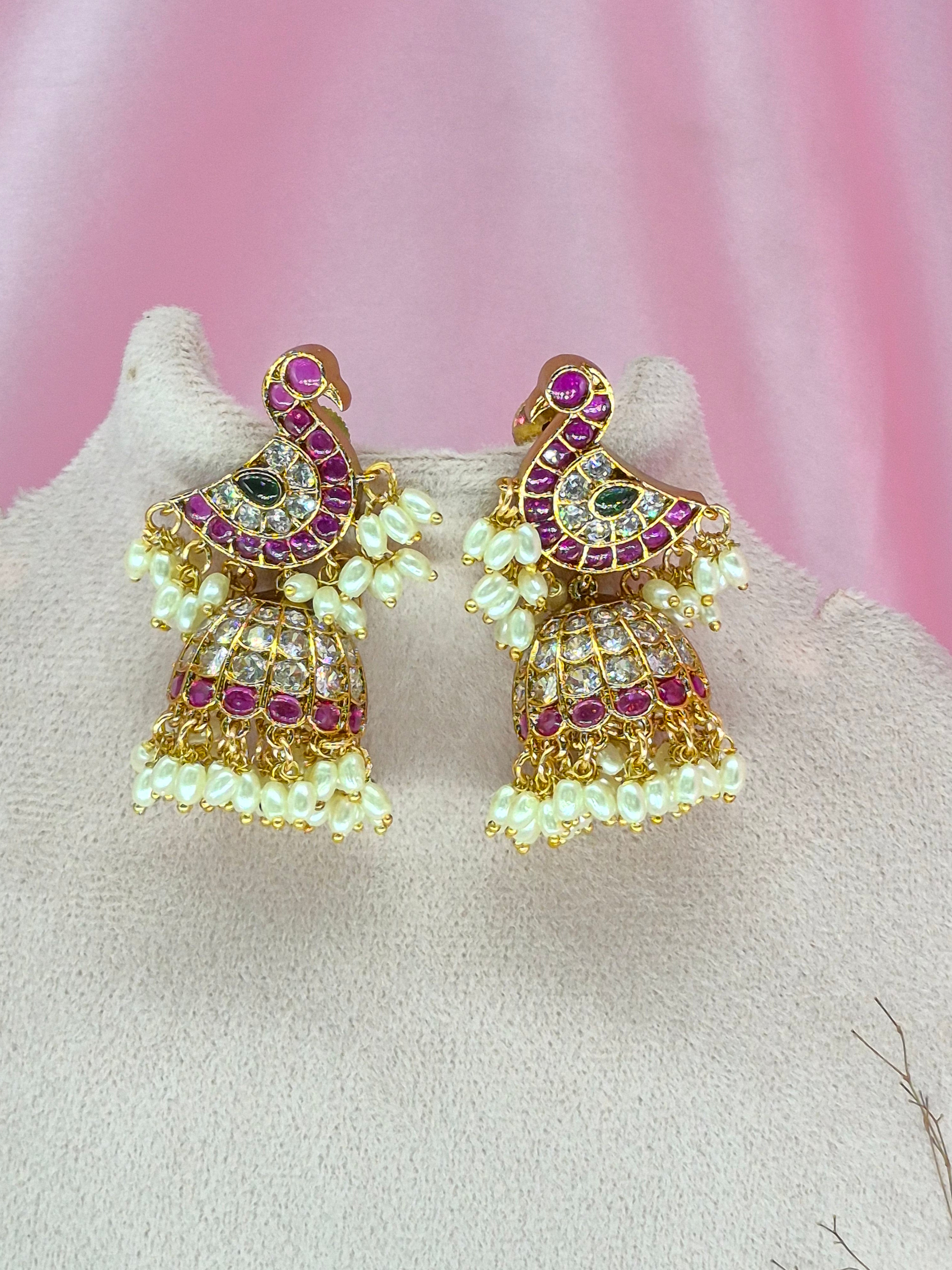 Madhurima Jadau Kundan Hanging Earring