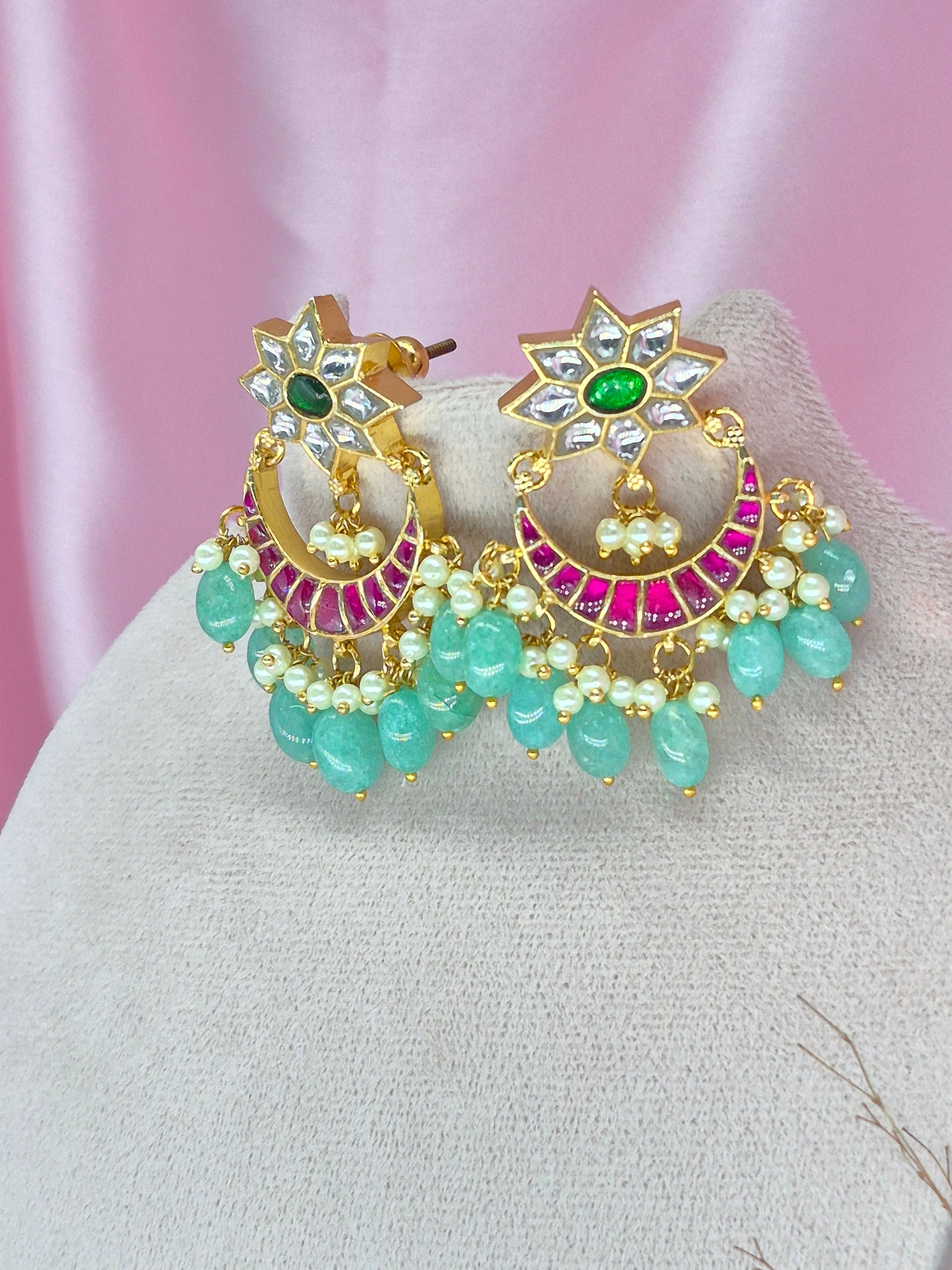 Manika Jadau Kundan Hanging Earring