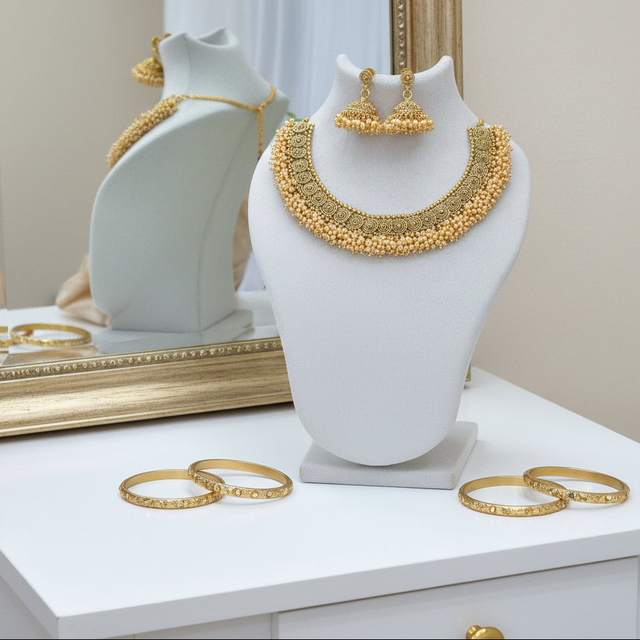 Ritika Gram- Gold Neklace Set