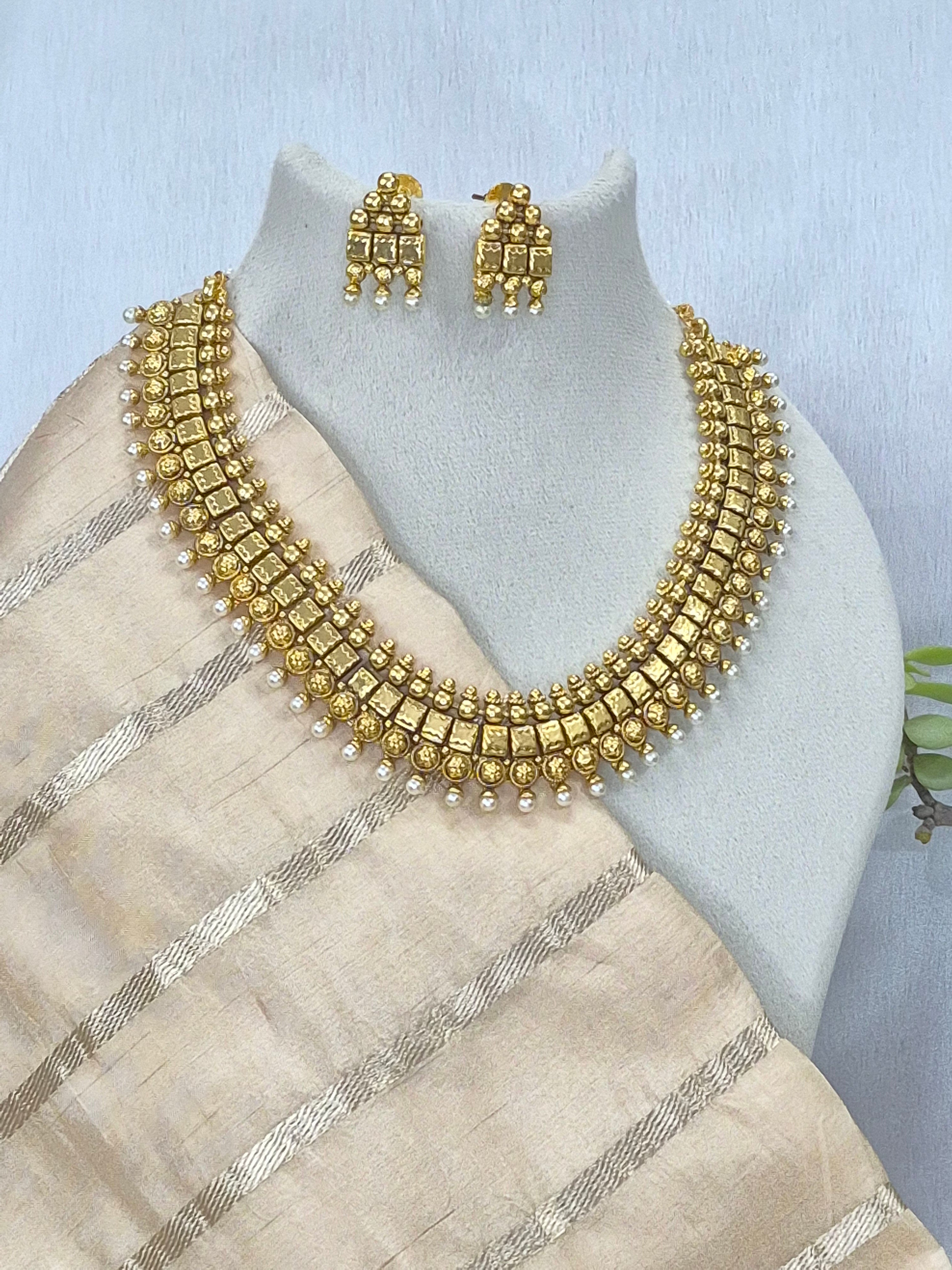 Charvi Gram Gold Necklace Set