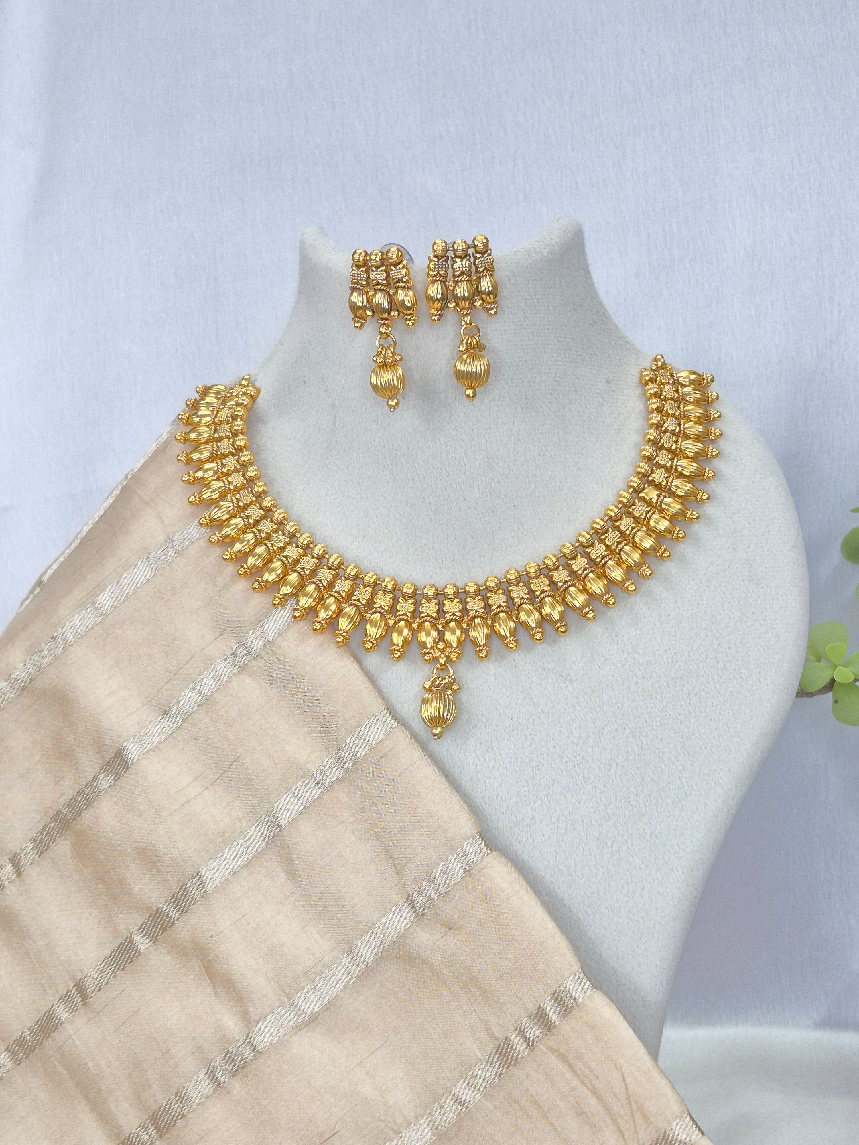 Charvi Gram Gold Necklace Set