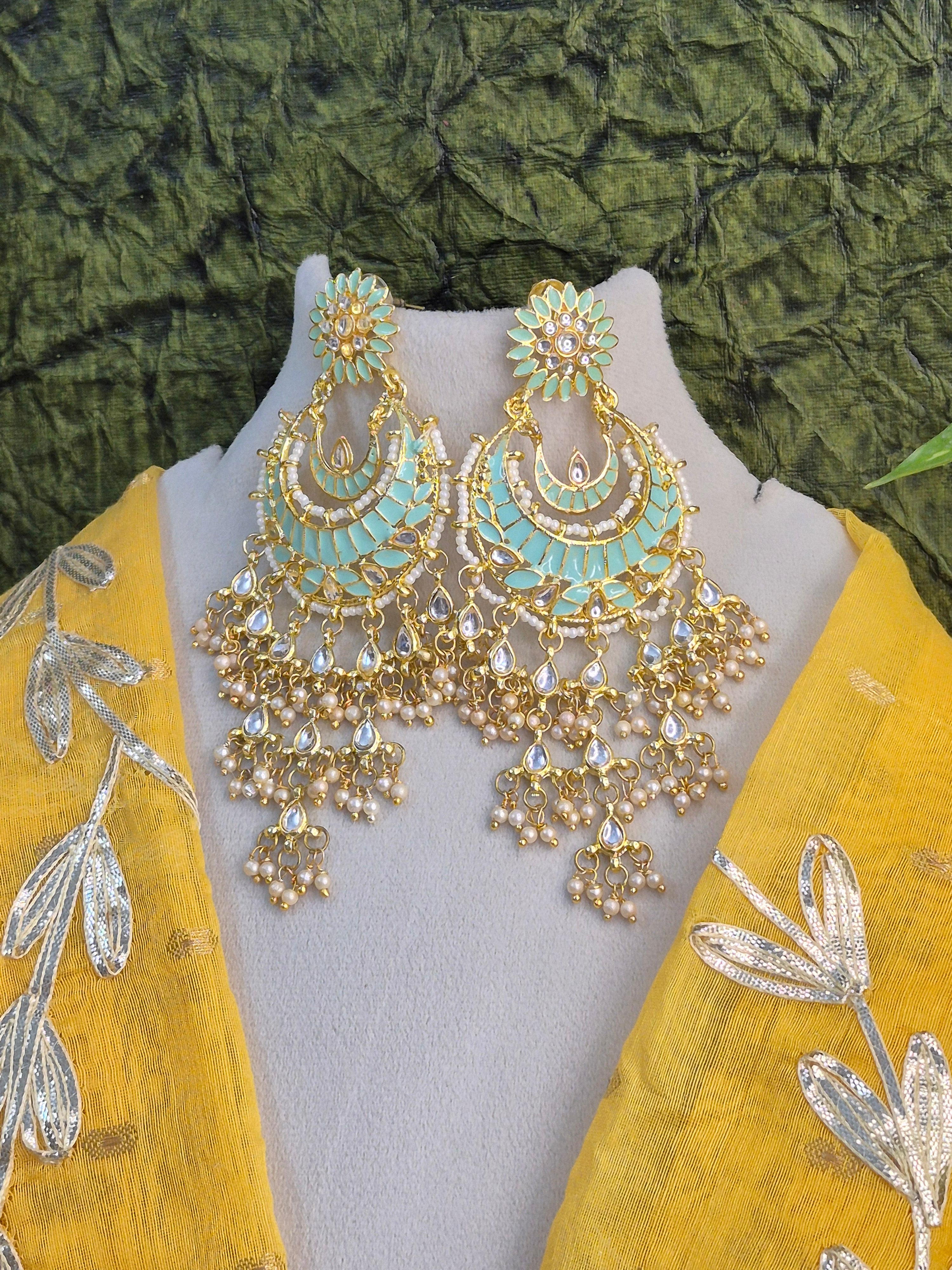 Chandbali Jhumki Earrings