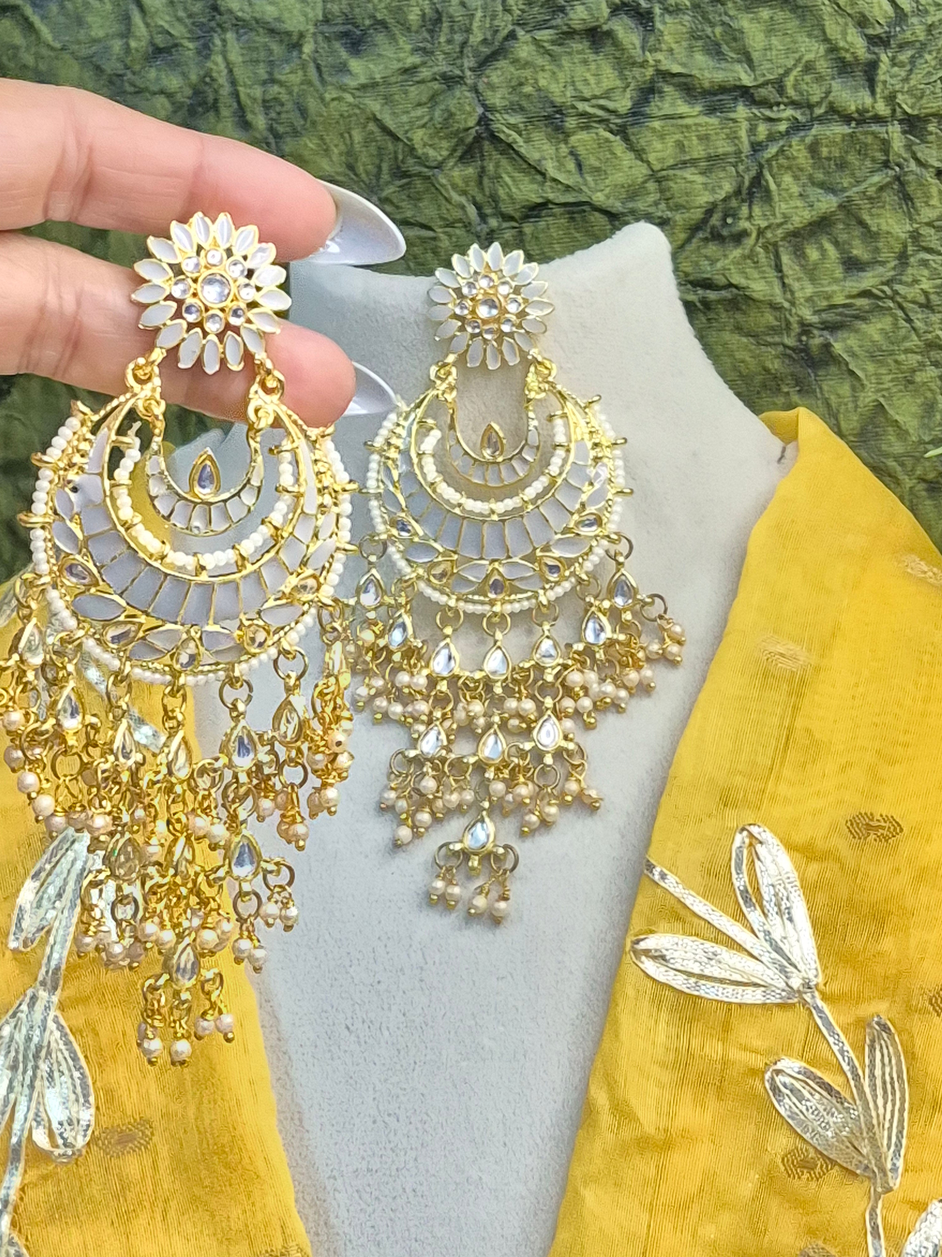 Chandbali Jhumki Earrings