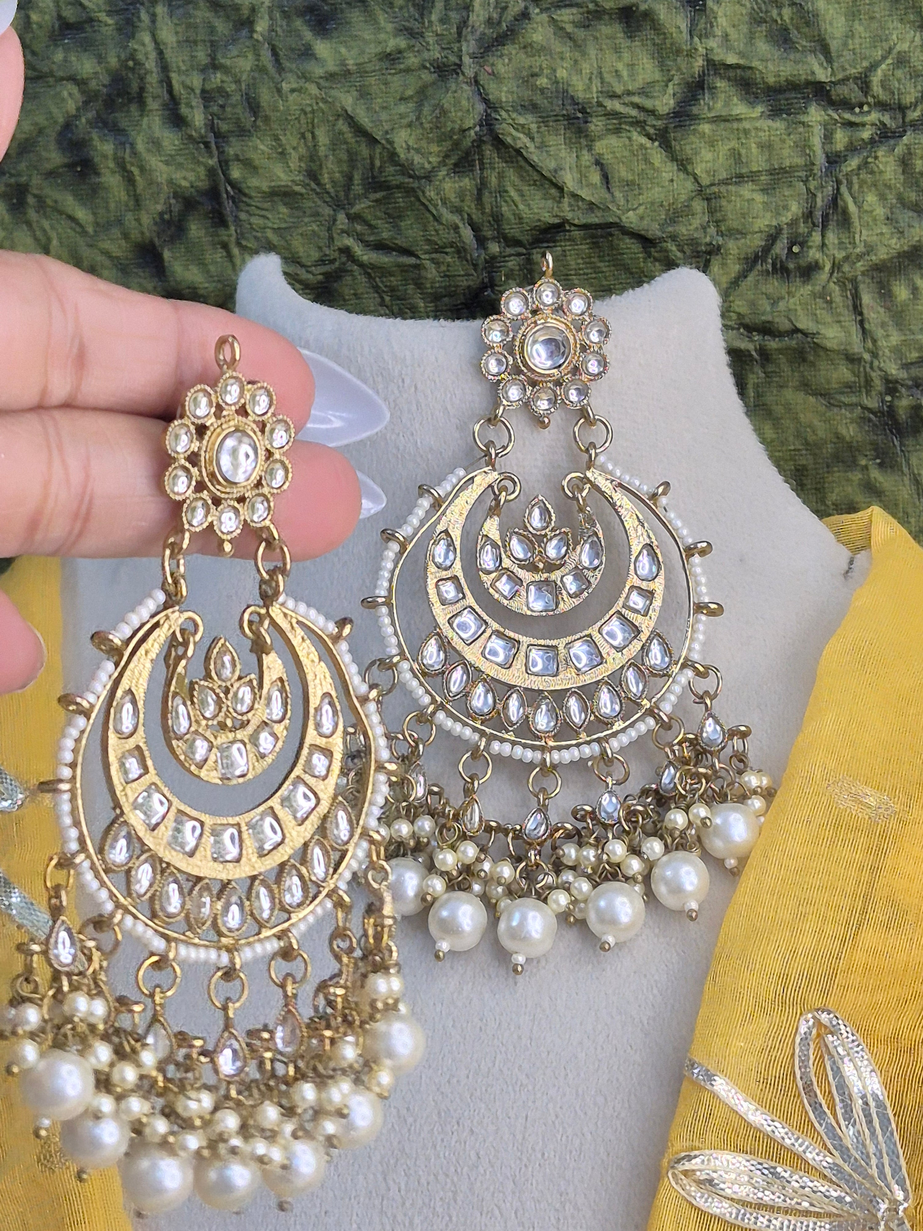 Chandbali Jhumki Earrings