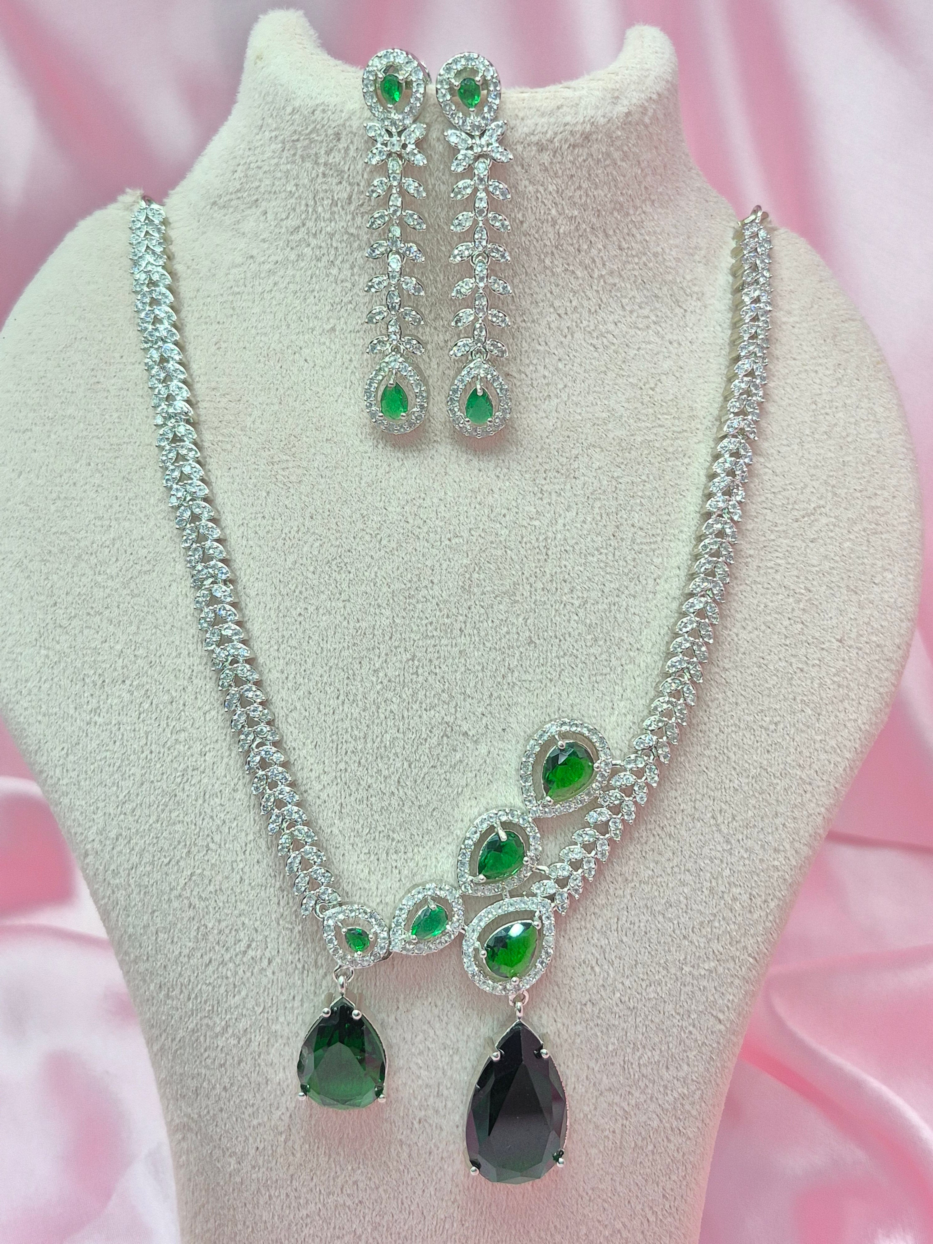 Aurelia Emerald Zirconia Sets