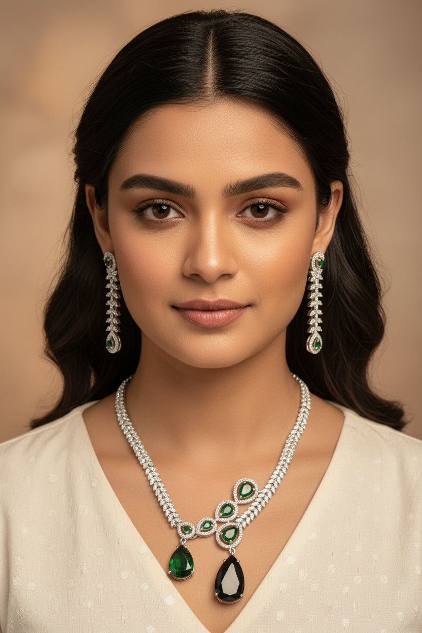 Aurelia Emerald Zirconia Sets
