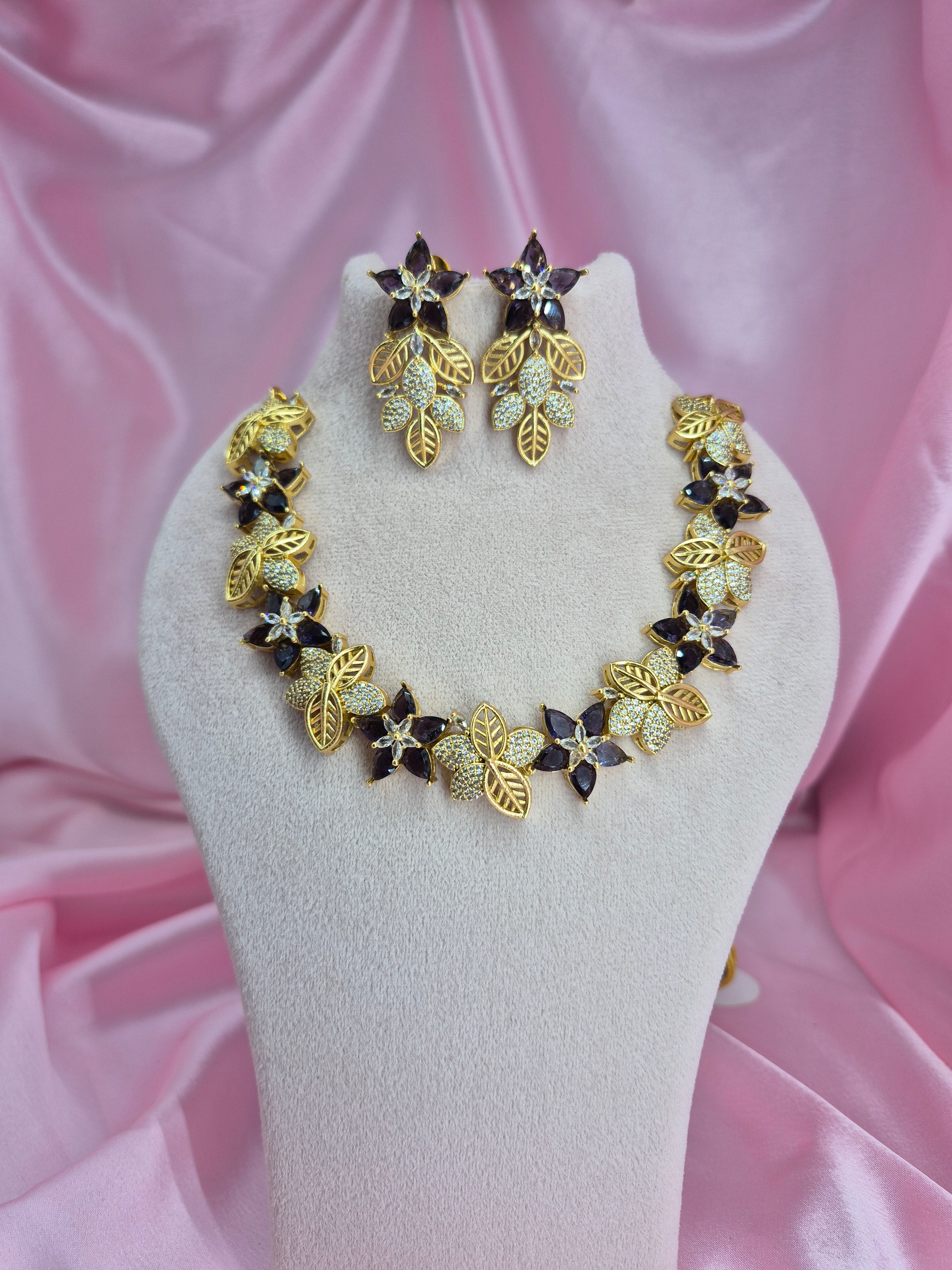 Zivara Zirconia Necklace Set