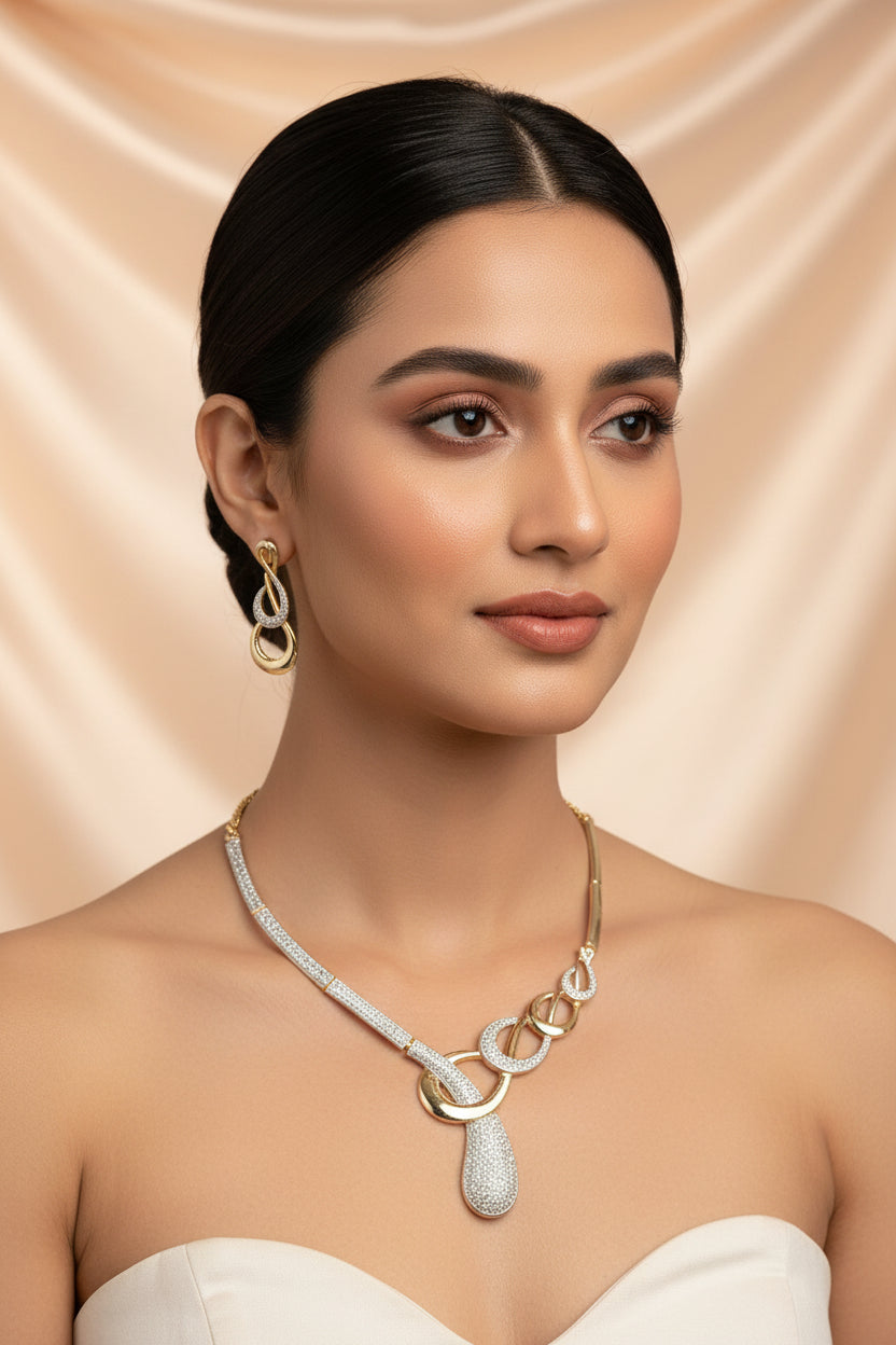 Lumea Zirconia Necklace Set
