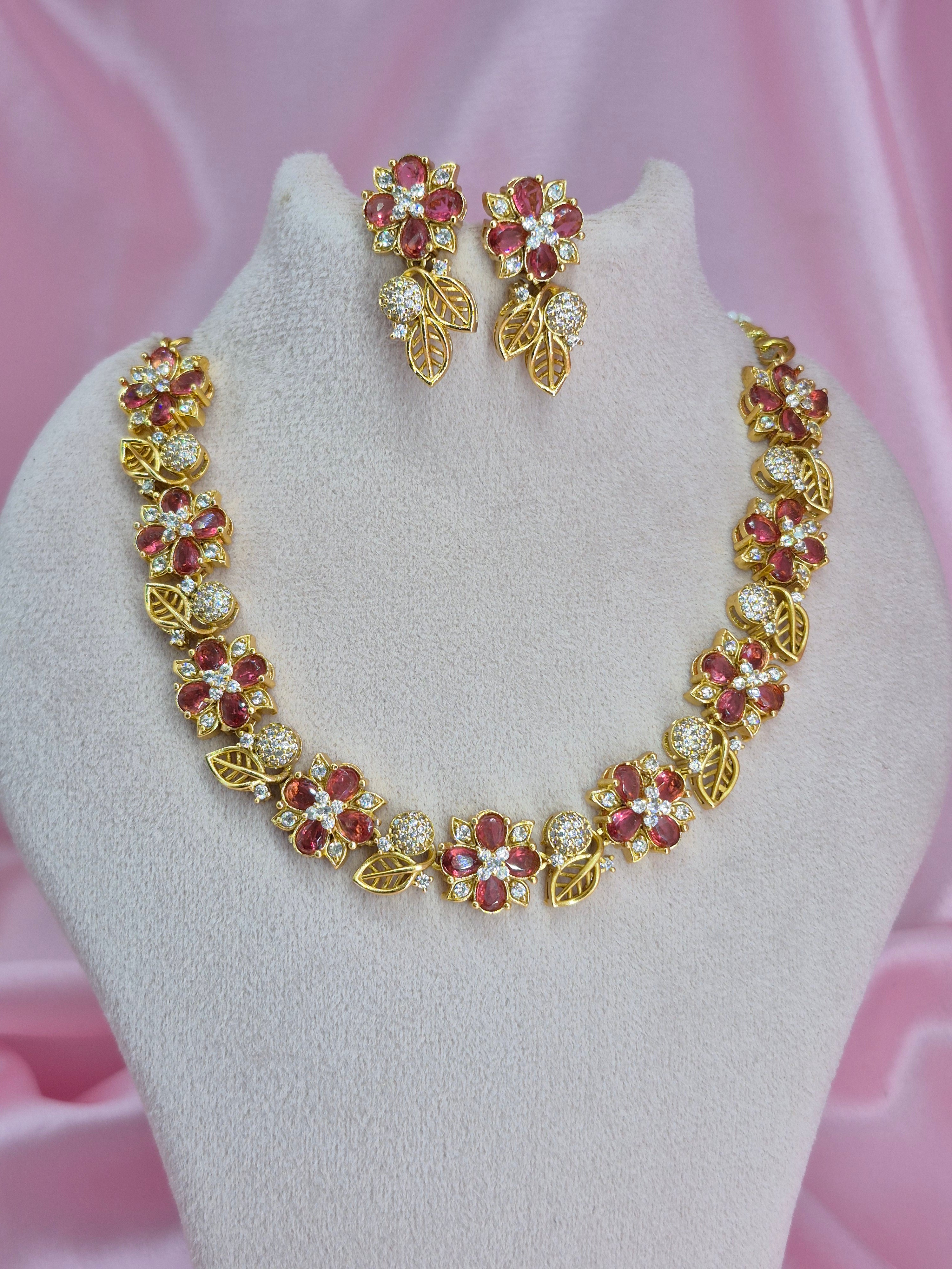 Zivara Zirconia Necklace Set