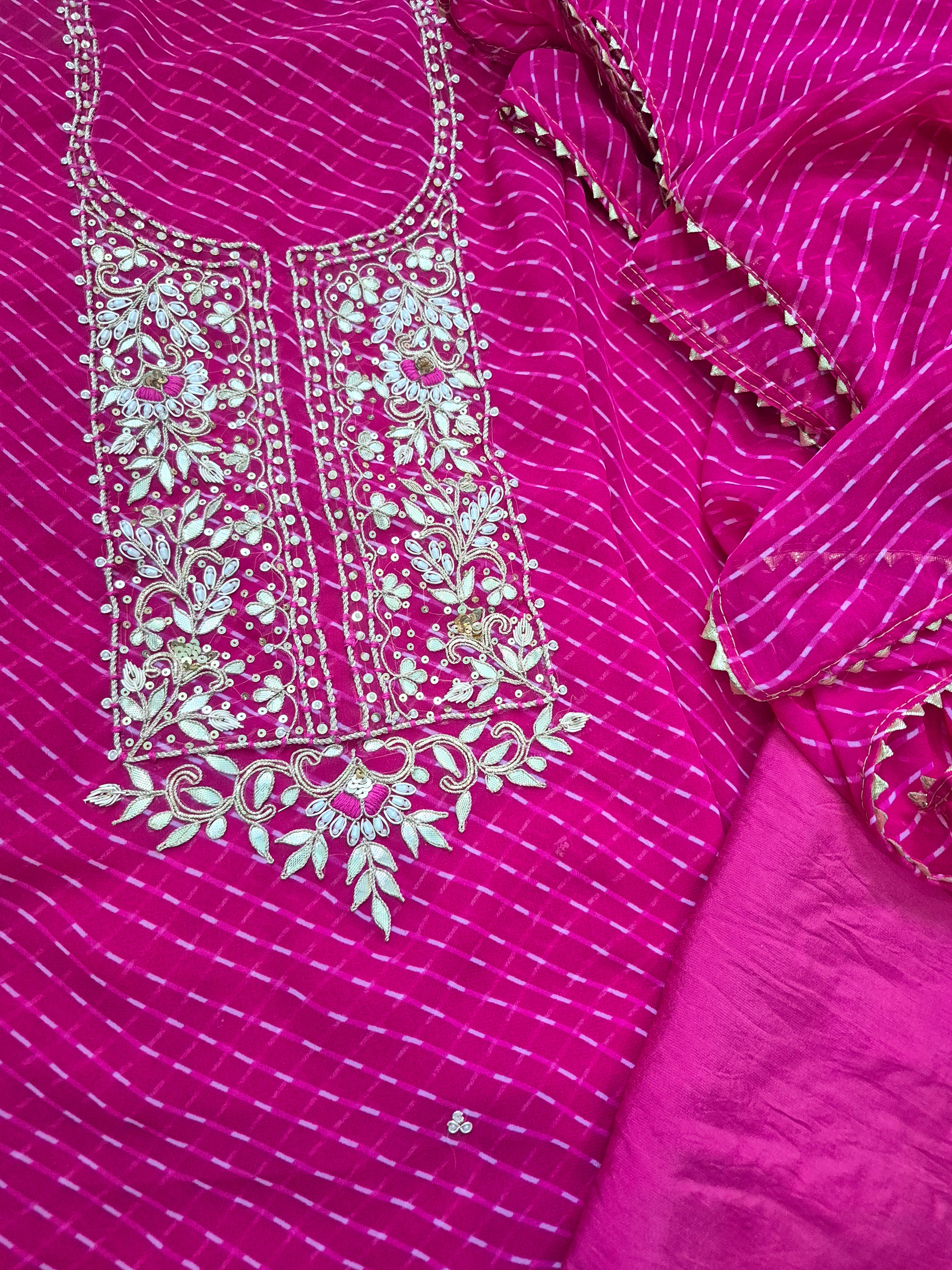 Anvisha Gota Patti Georgette Full Suit