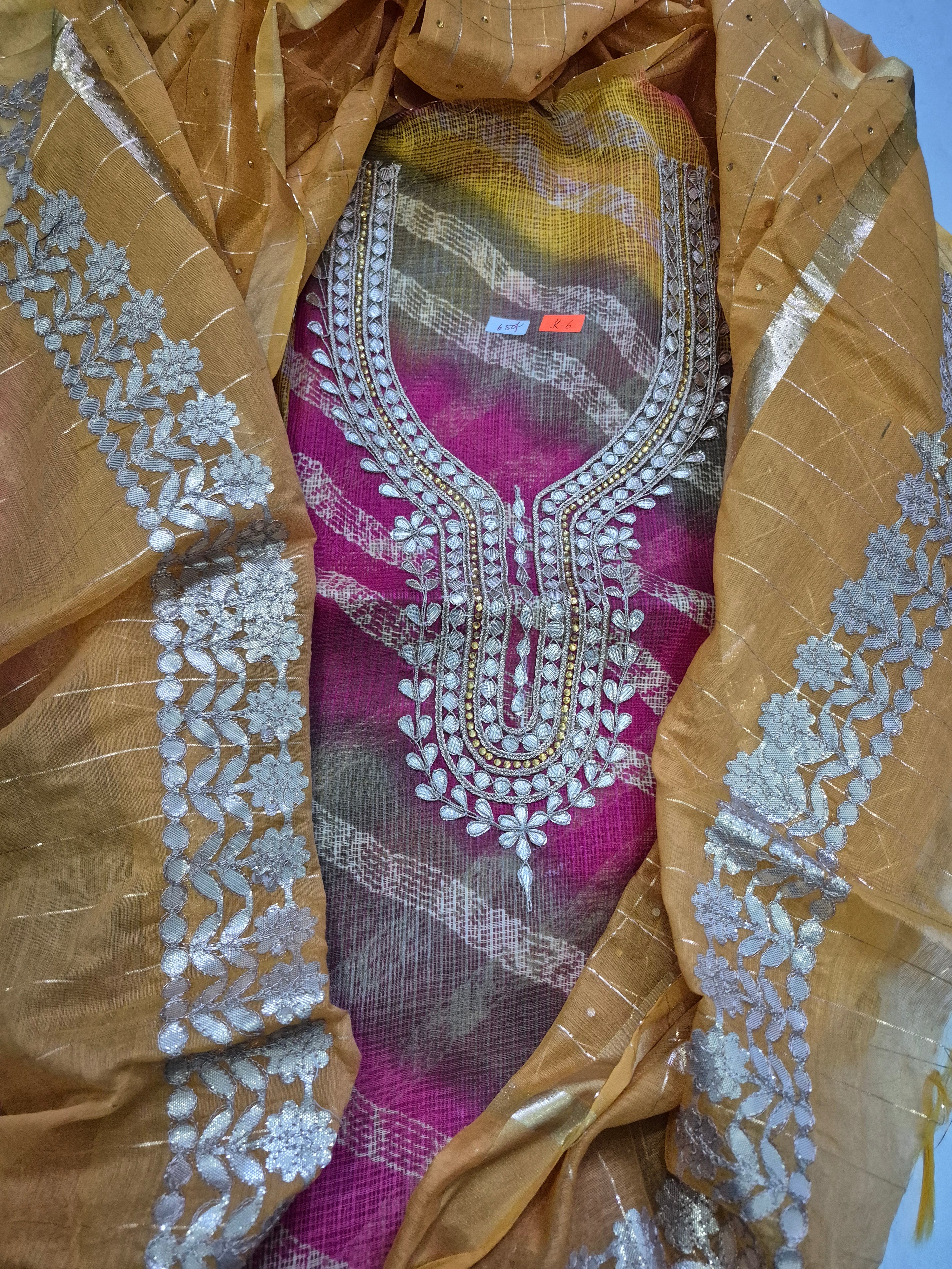 Kimaya Gota Patti Kota Doriya 2 pc Suits