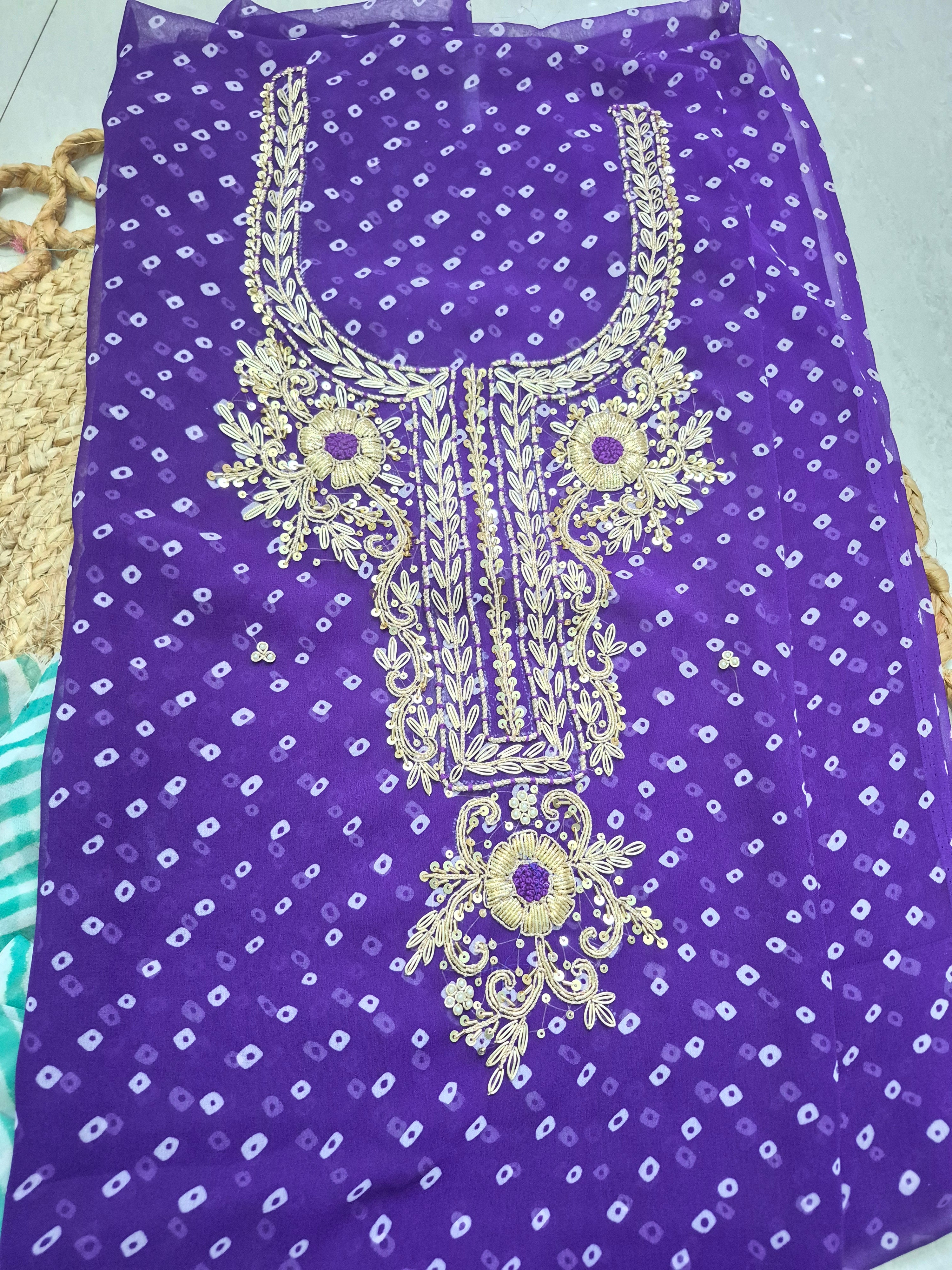 Pranavi Gota Patti Kota Doriya 2 pc Suits