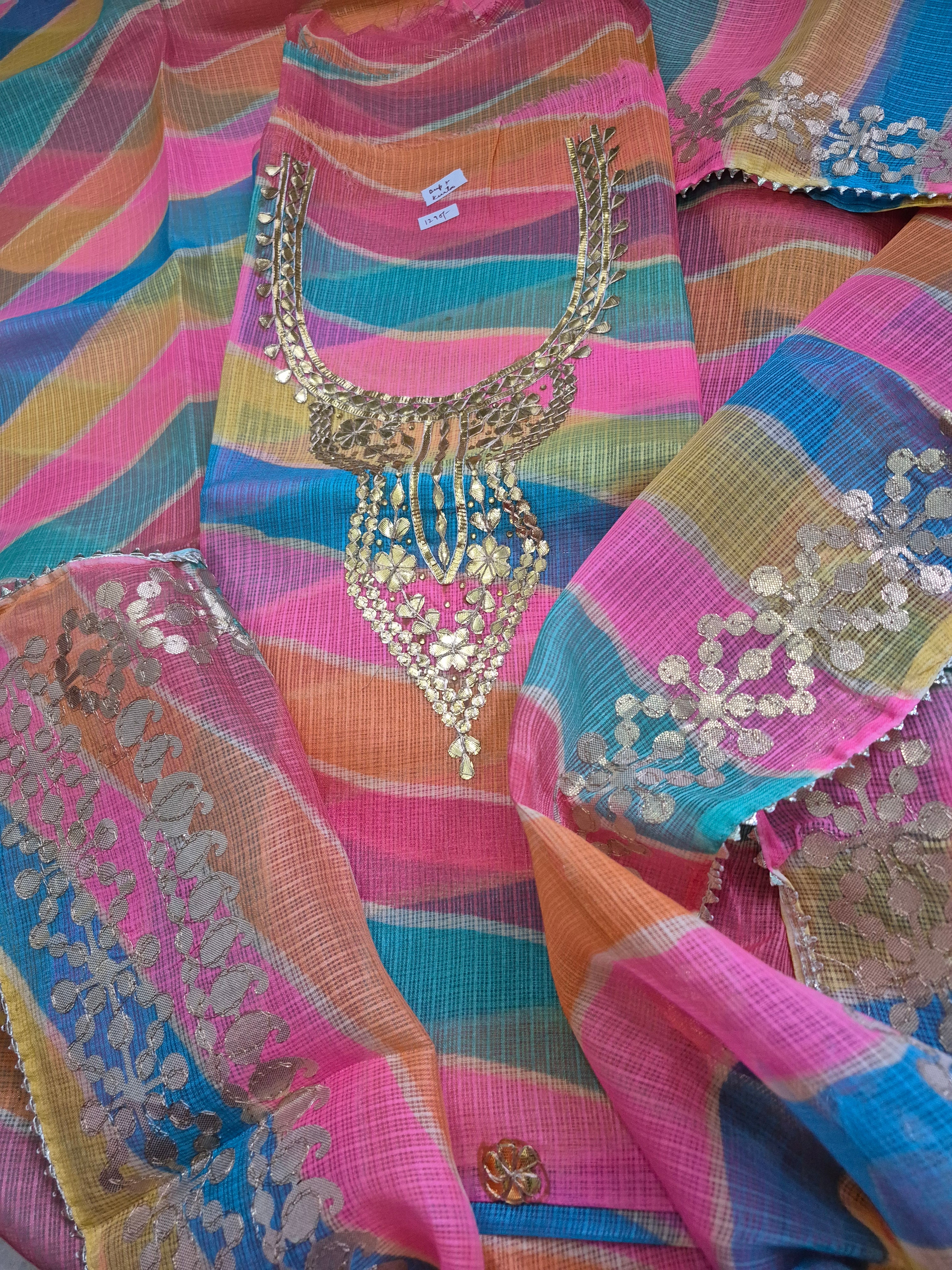 Kimaya Gota Patti Kota Doriya 2 pc Suits