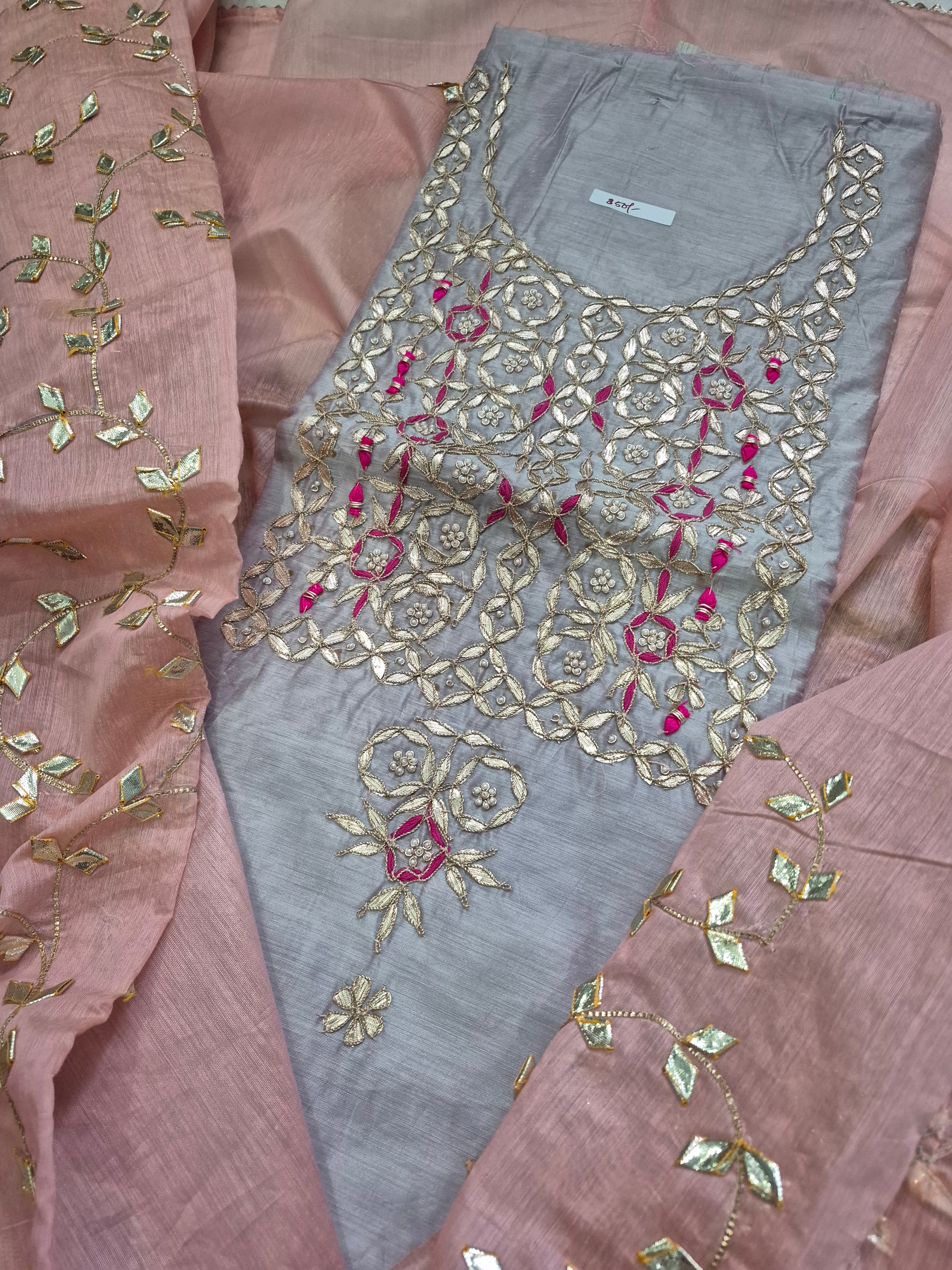 Yashvi Gota Patti Chanderi 2 pc Suits