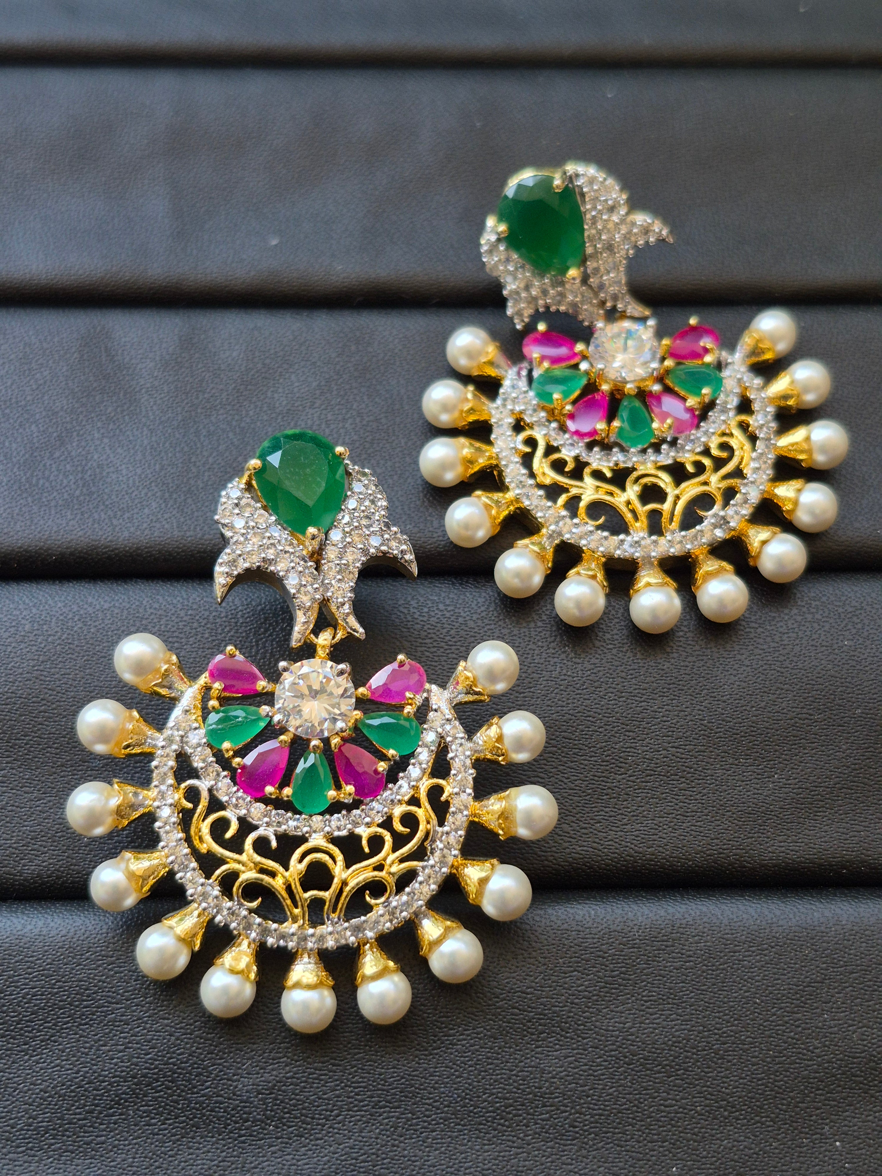 Emerald Bloom AD Earrings