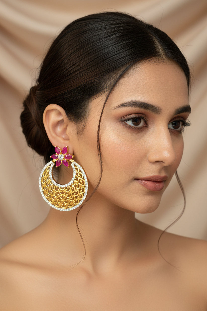 Ratnagiri 3 in 1 Earrings