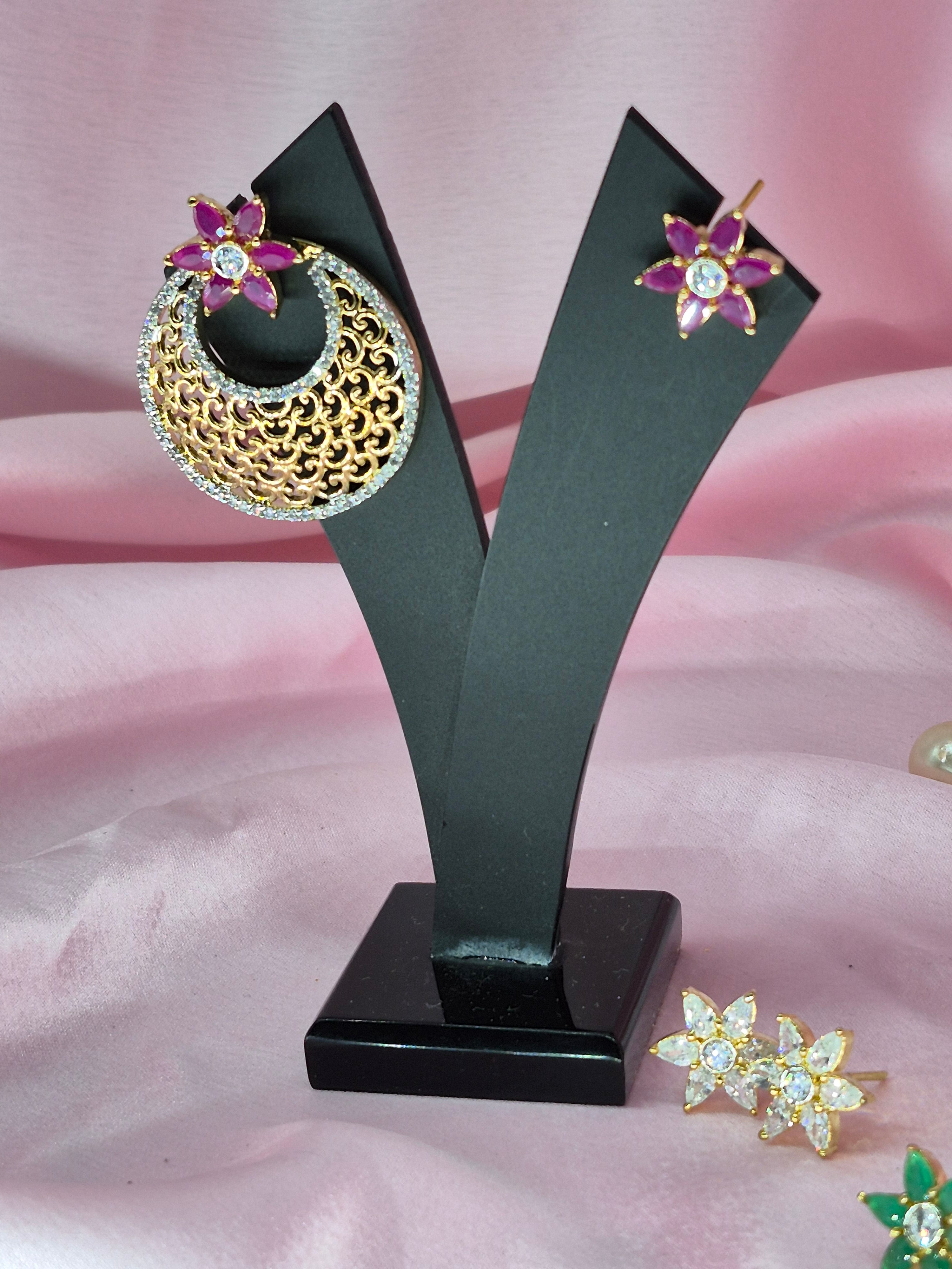 Ratnagiri 3 in 1 Earrings