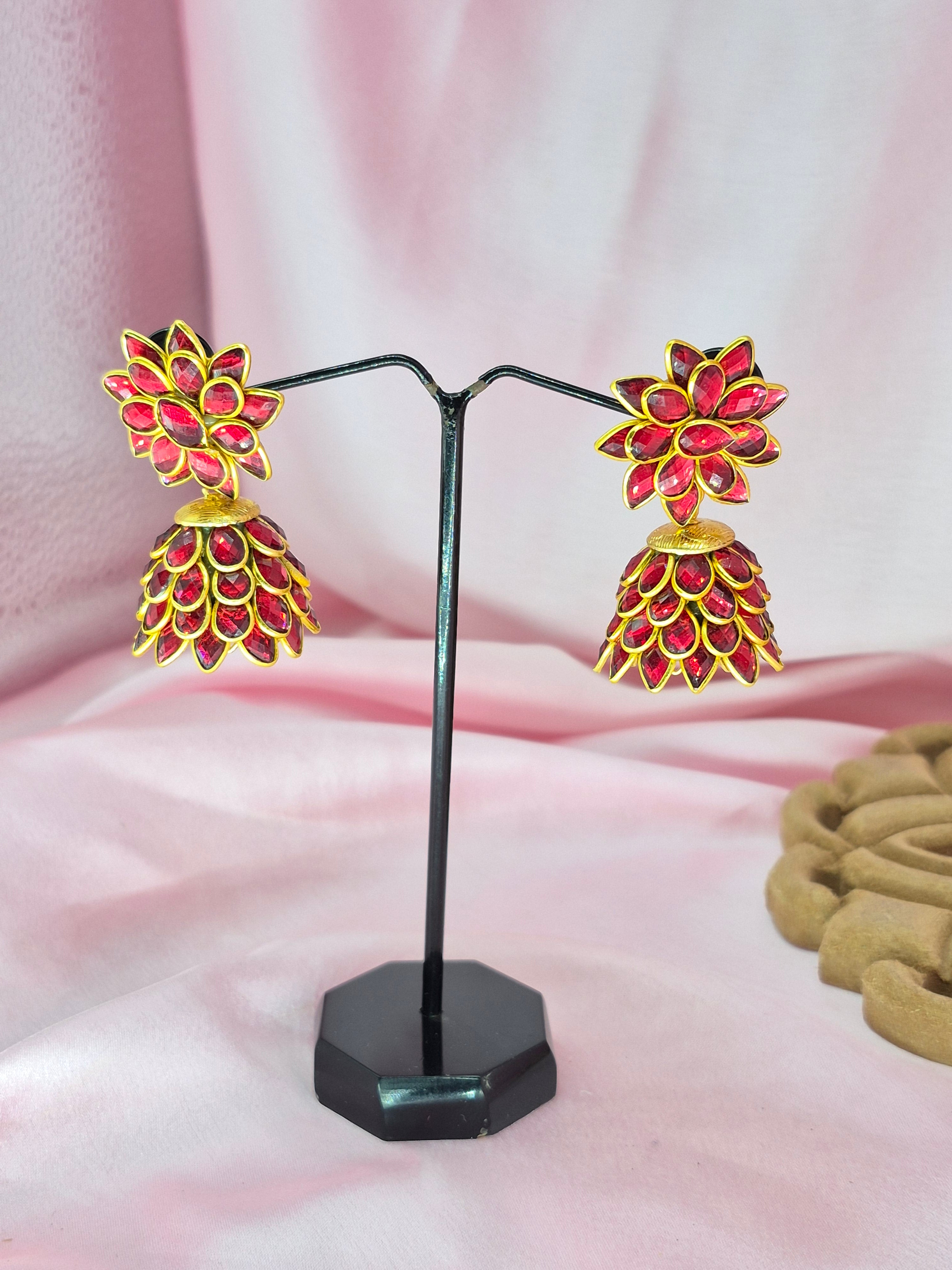 Kanchan Kundan Pachhi Earrings