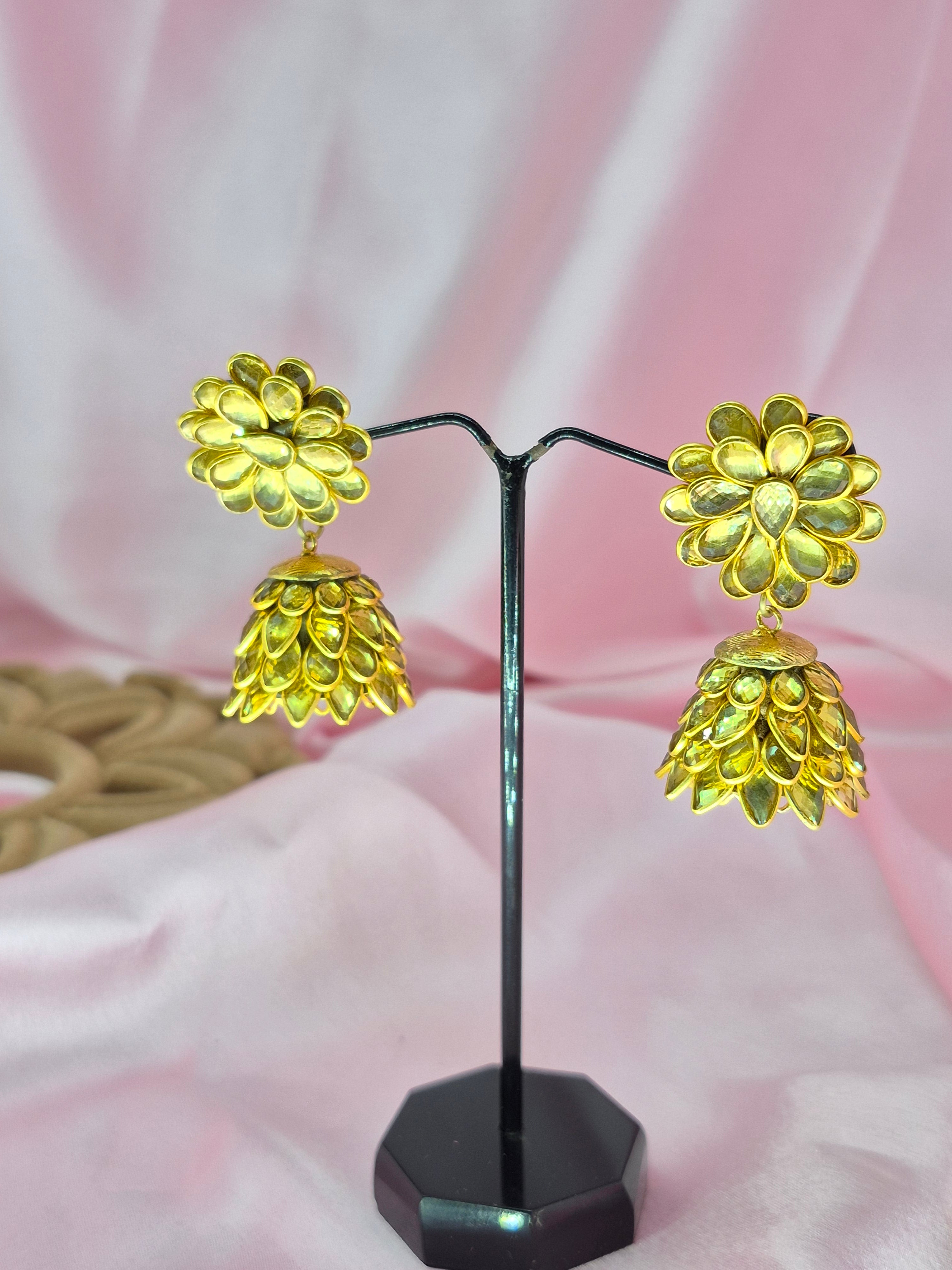 Kanchan Kundan Pachhi Earrings