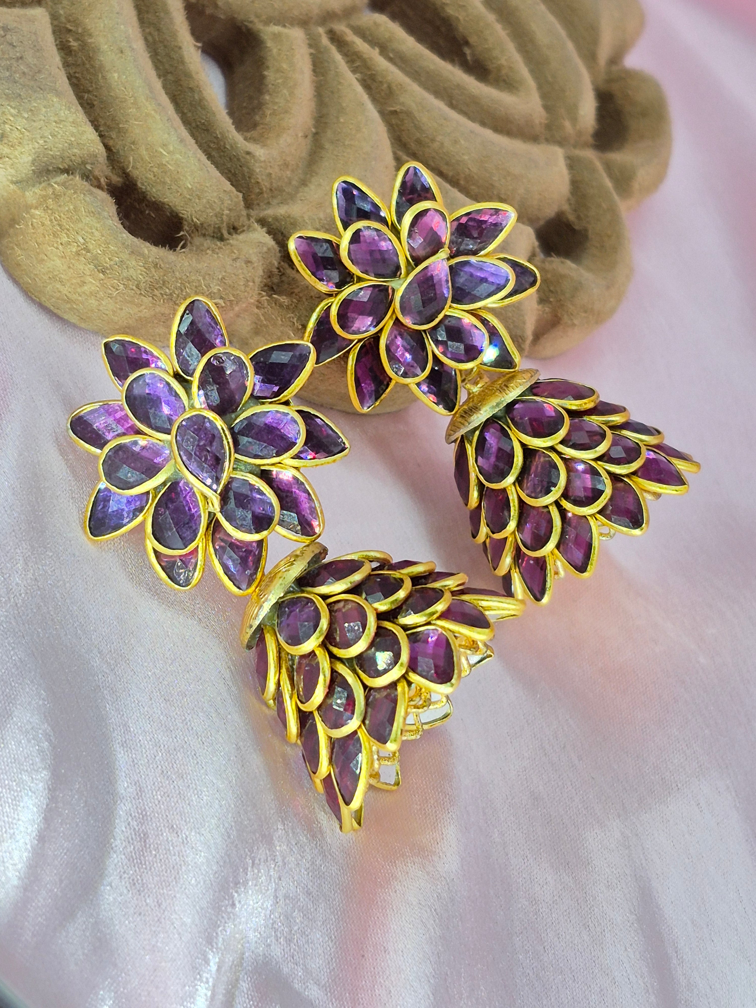 Kanchan Kundan Pachhi Earrings