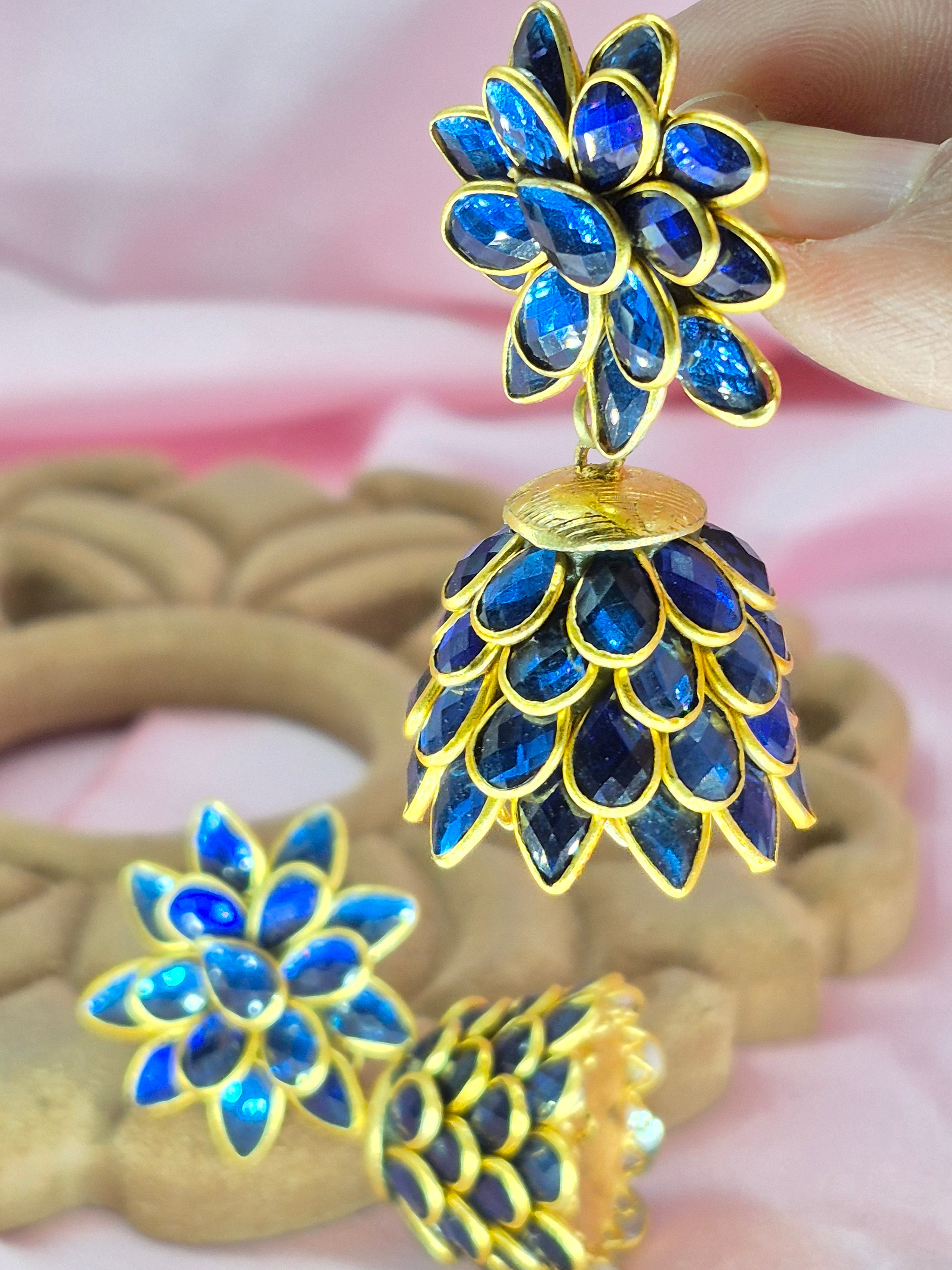 Kanchan Kundan Pachhi Earrings