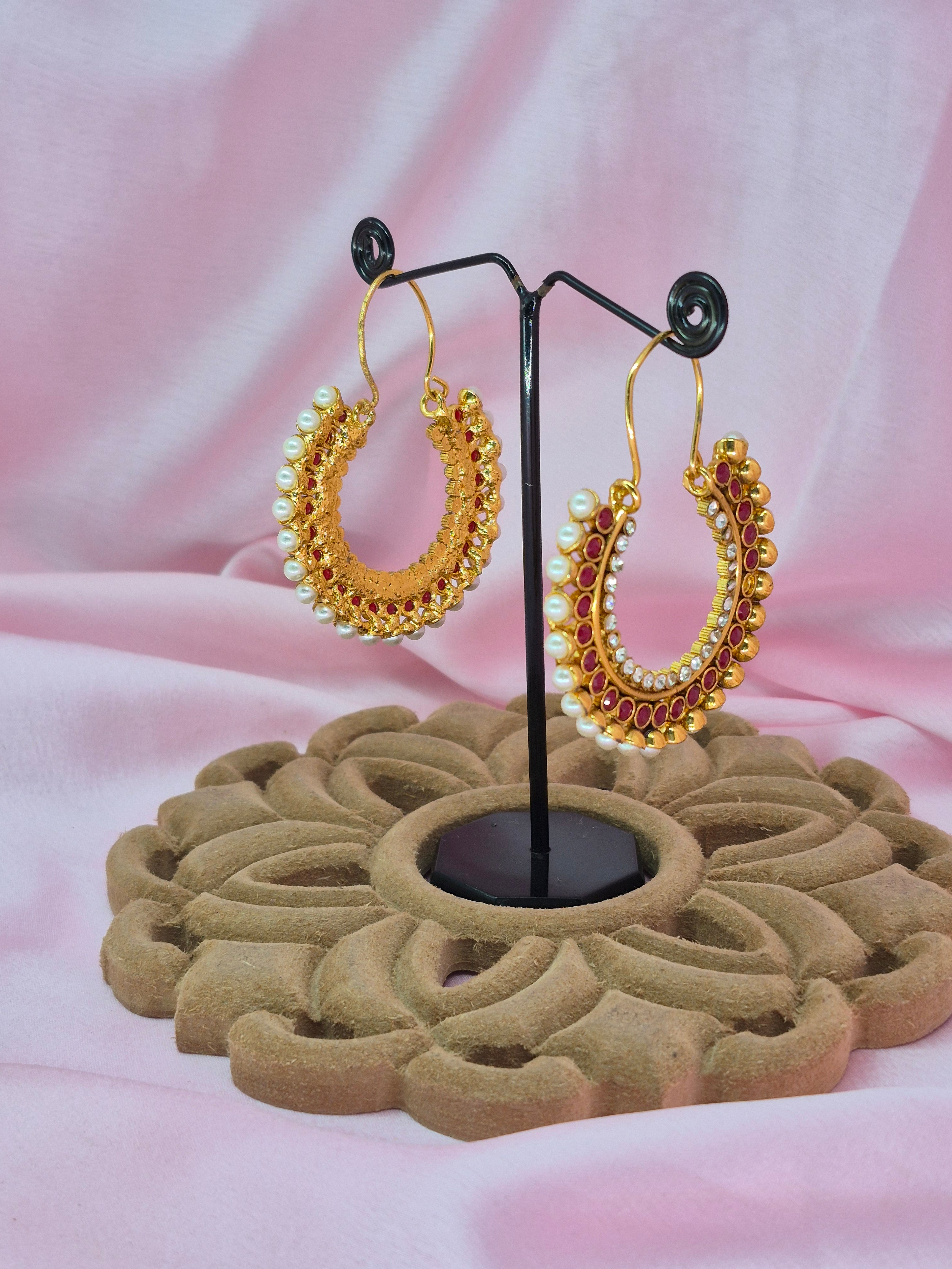 Zarqa Kundan Pachhi Earrings