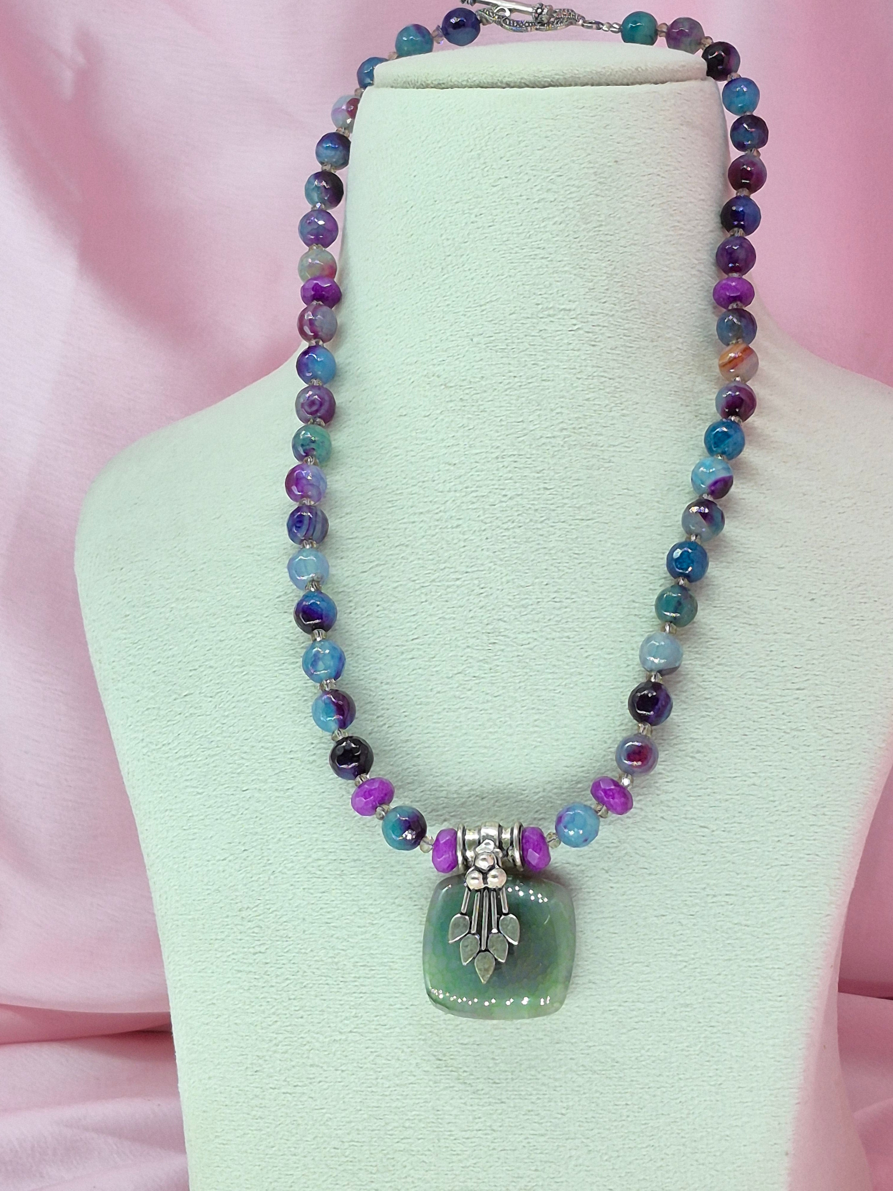 Navrangi Purple  Mala
