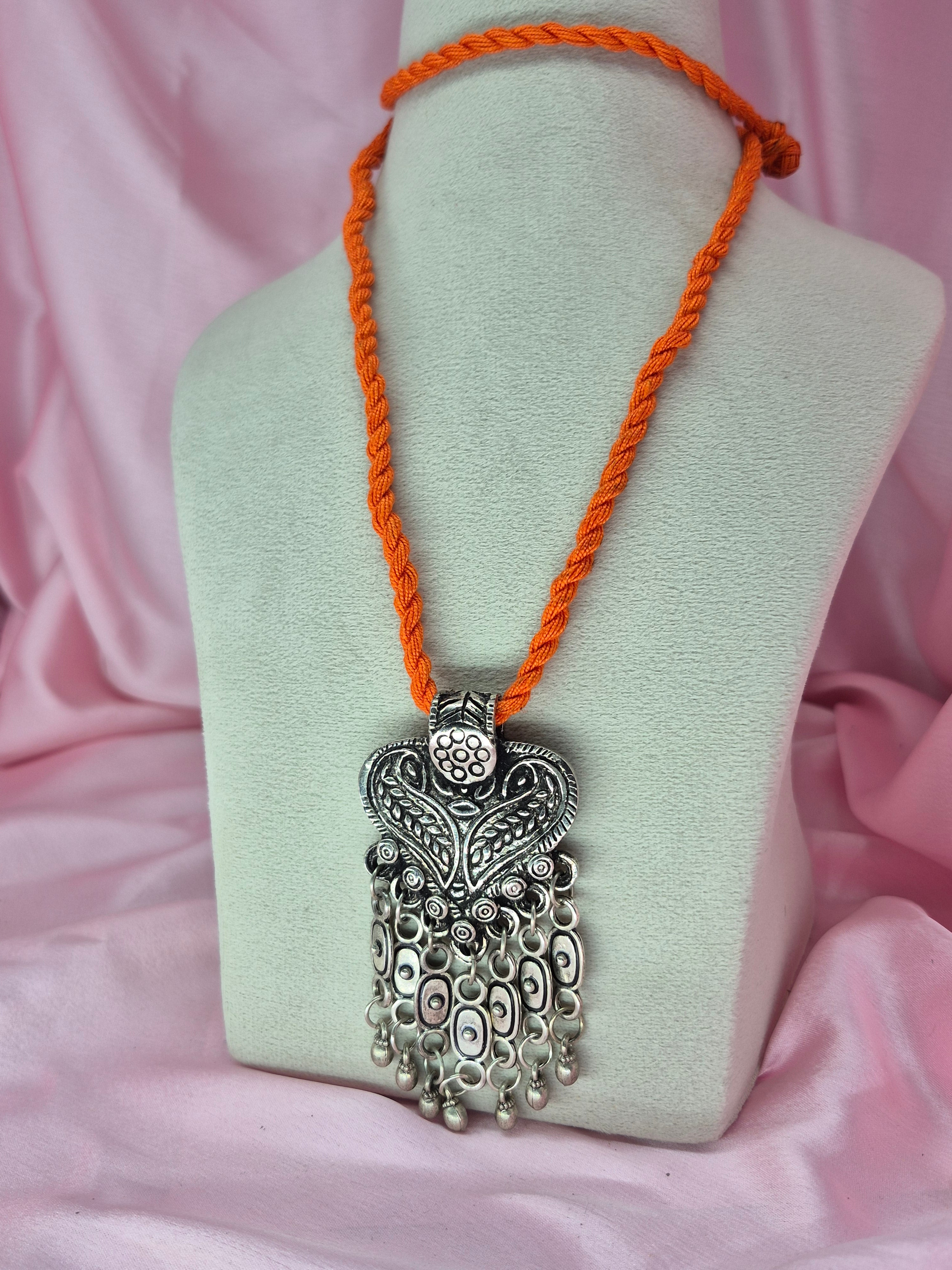 Cotton Dori Chunky Pendant
