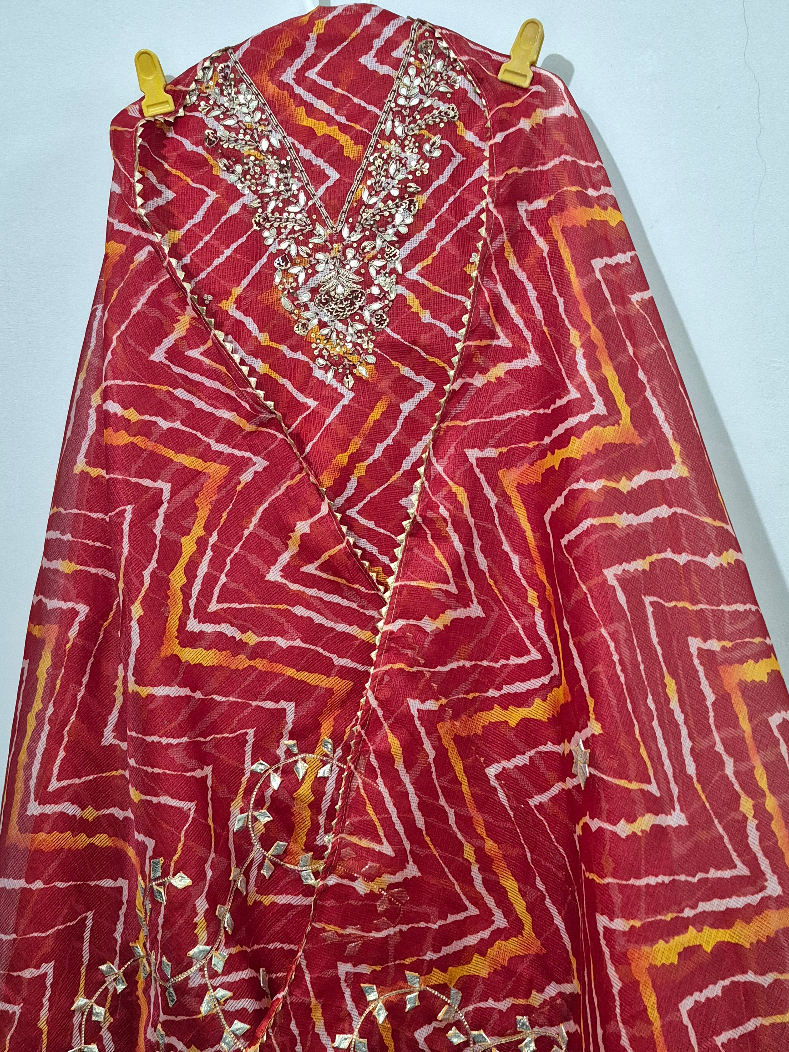 Aabha Gota Patti Kota Doriya Full Suit