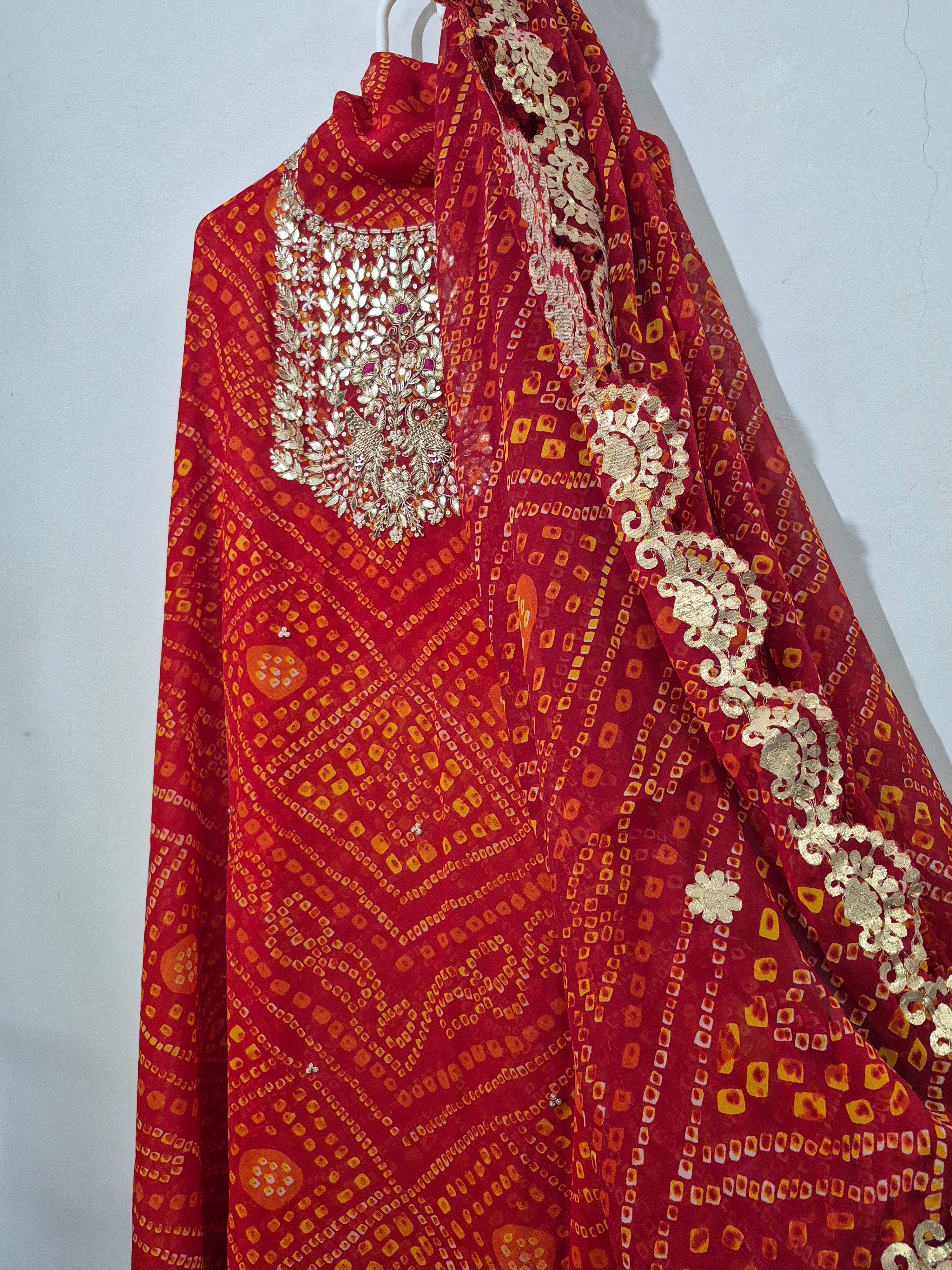 Kanchan Gota Patti Kota Doriya Full Suit