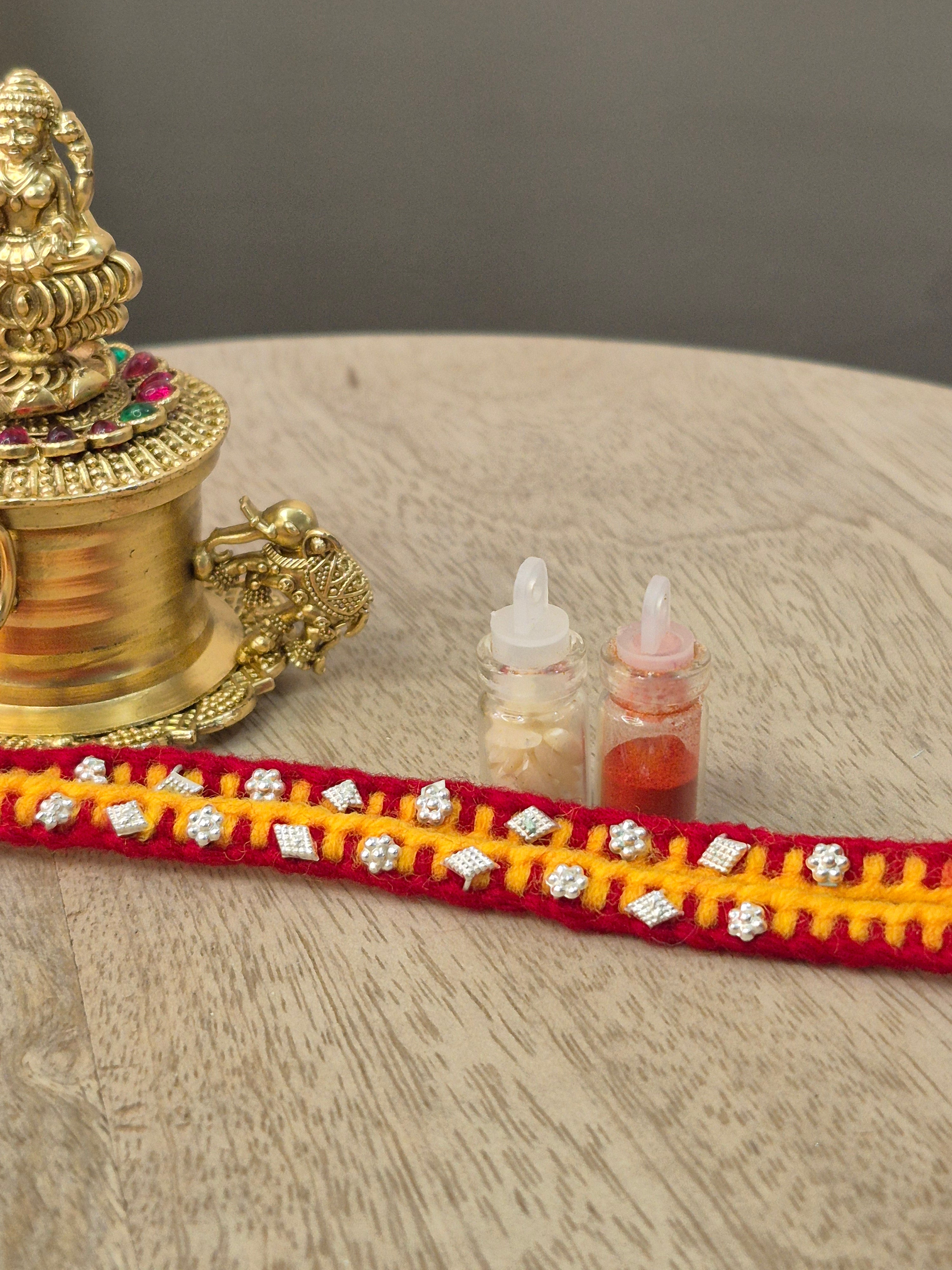 Minimal Silver Rakhi D 11 ( Purity 92.5% )