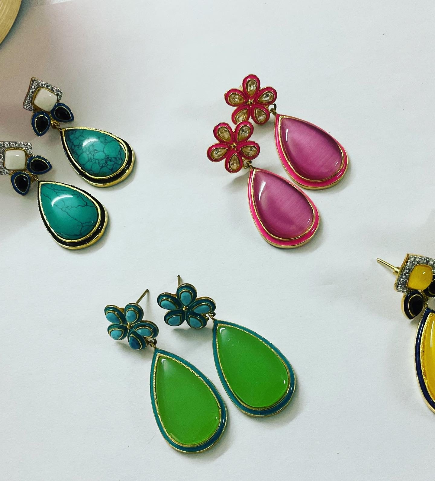 Debina Color Stone Earrings (Copy)