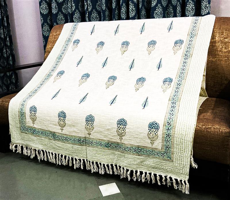 EcoWeave Jute Sofa Throw