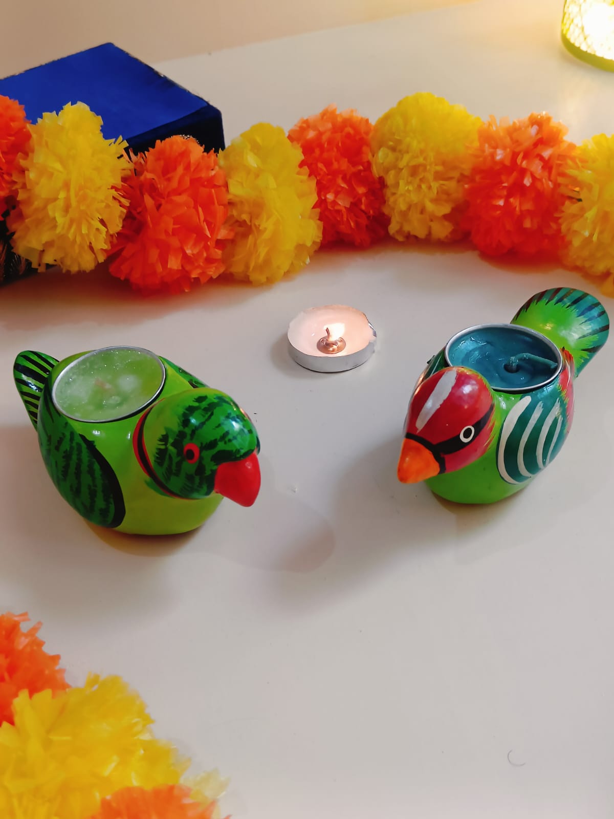 ToTa Maina Paper Mache Candle | 2 pcs | Any time Gifting
