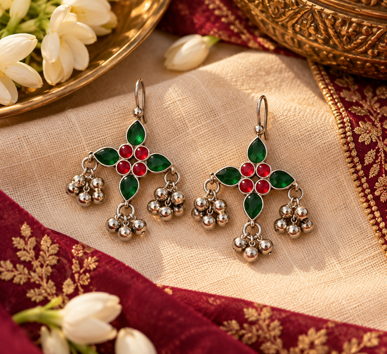 Naira Meenakari Earrings