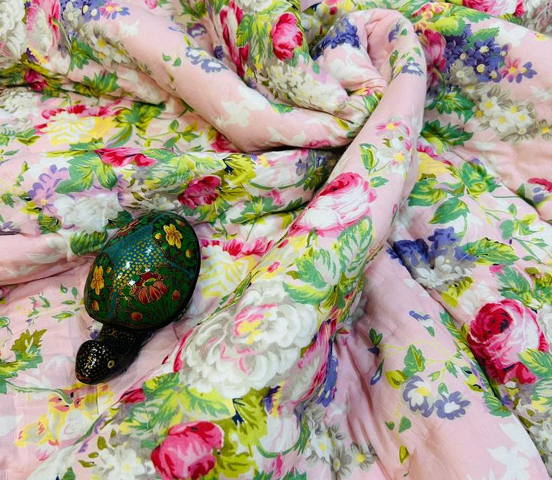 King Size Hand Quilted Razai - Double