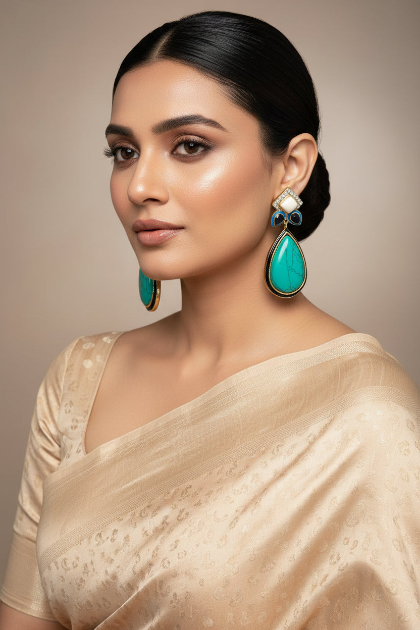 Debina Color Stone Earrings (Copy)
