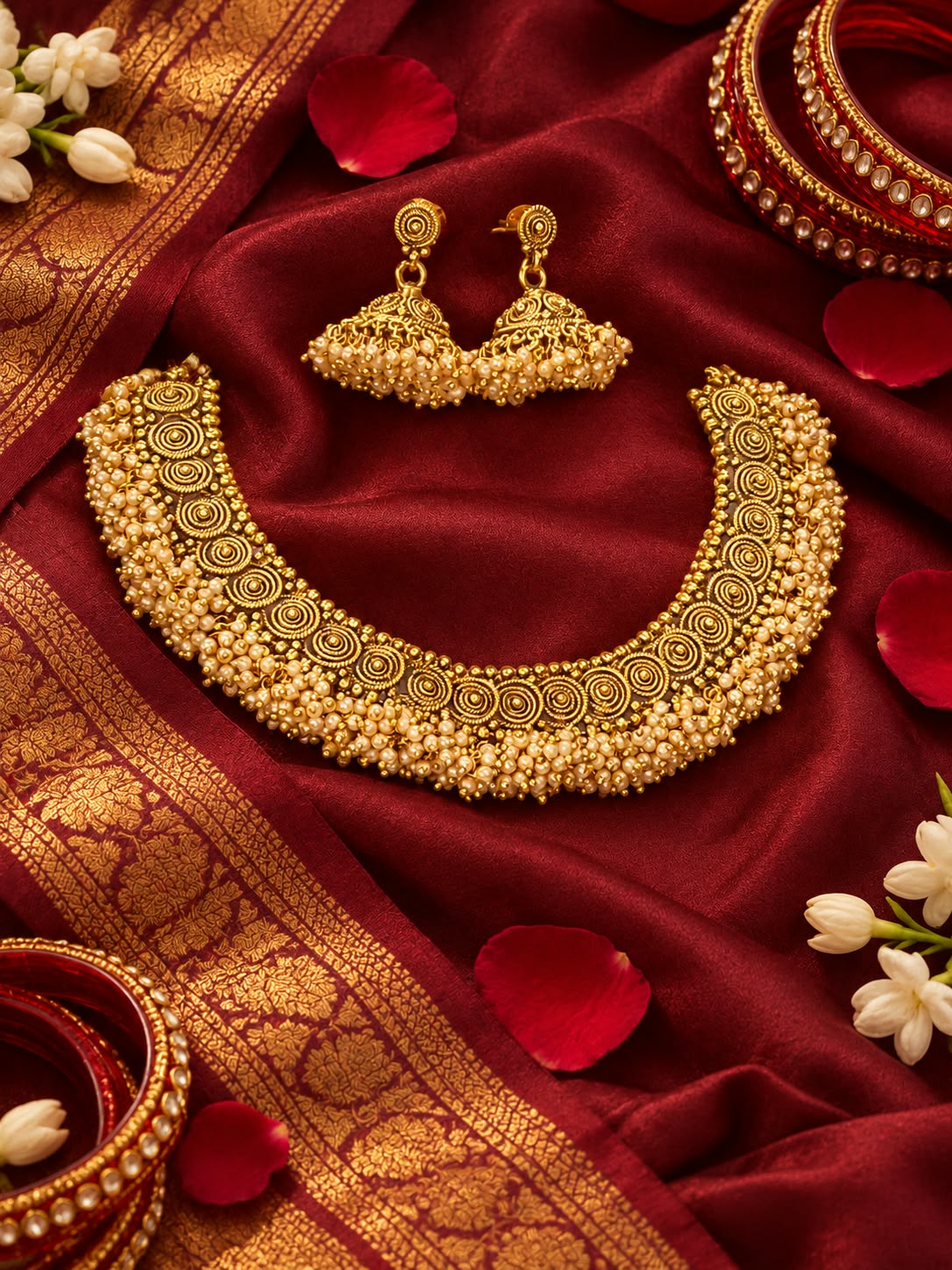 Ritika Gram- Gold Neklace Set