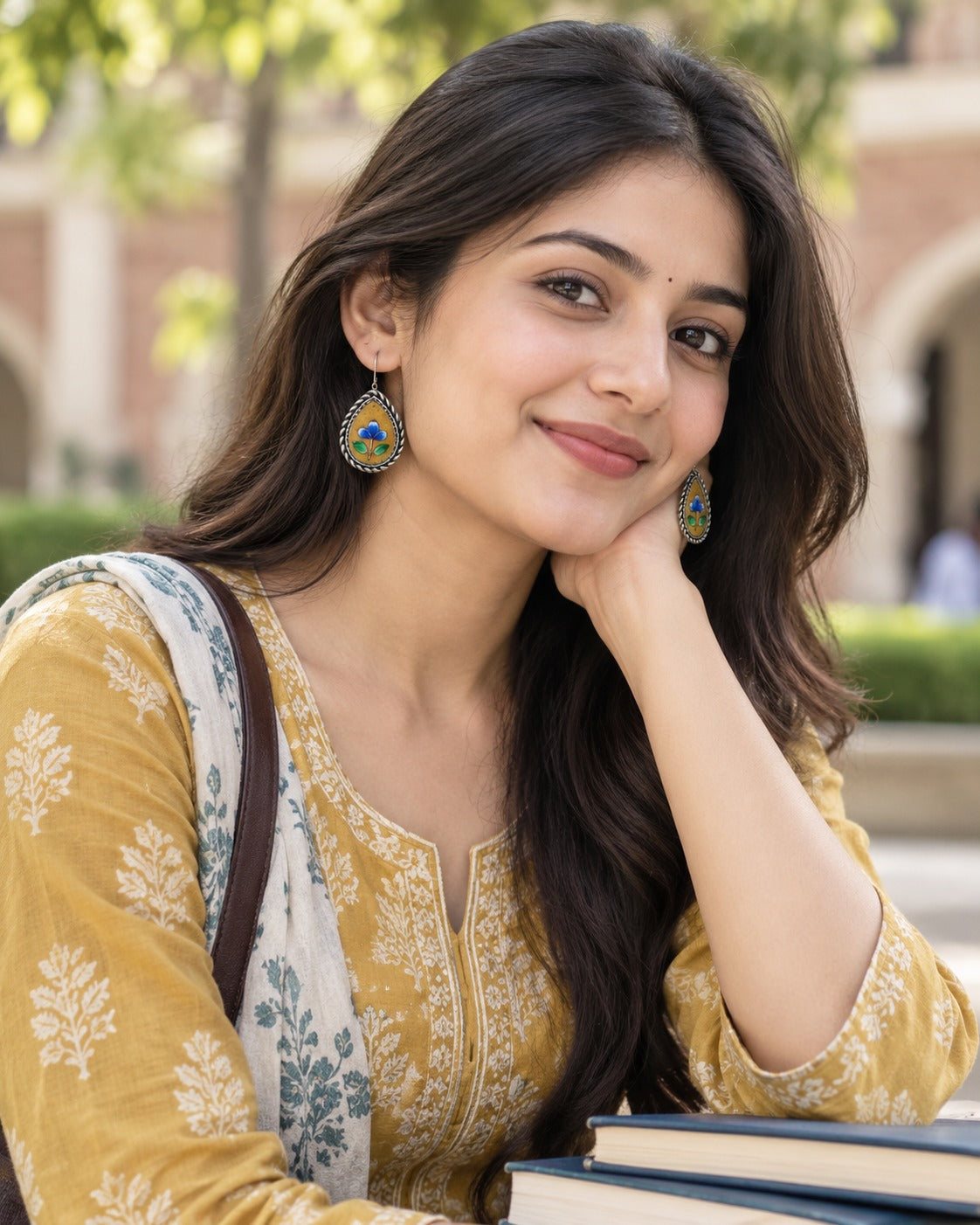 Naina Meenakari Earrings