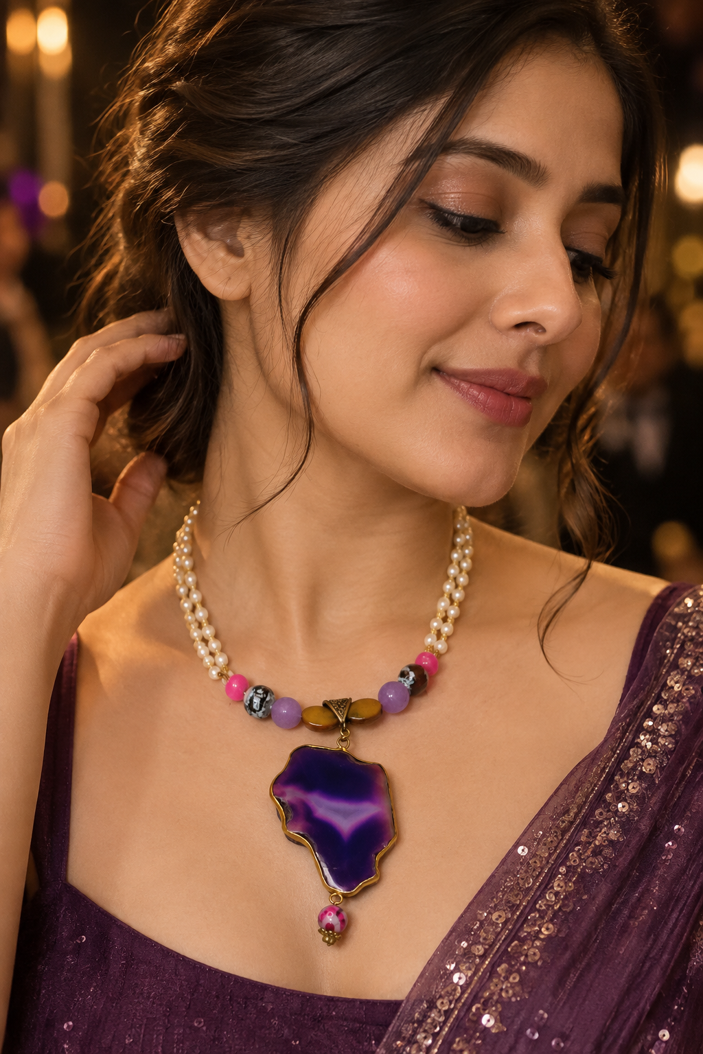 Agate Necklace String
